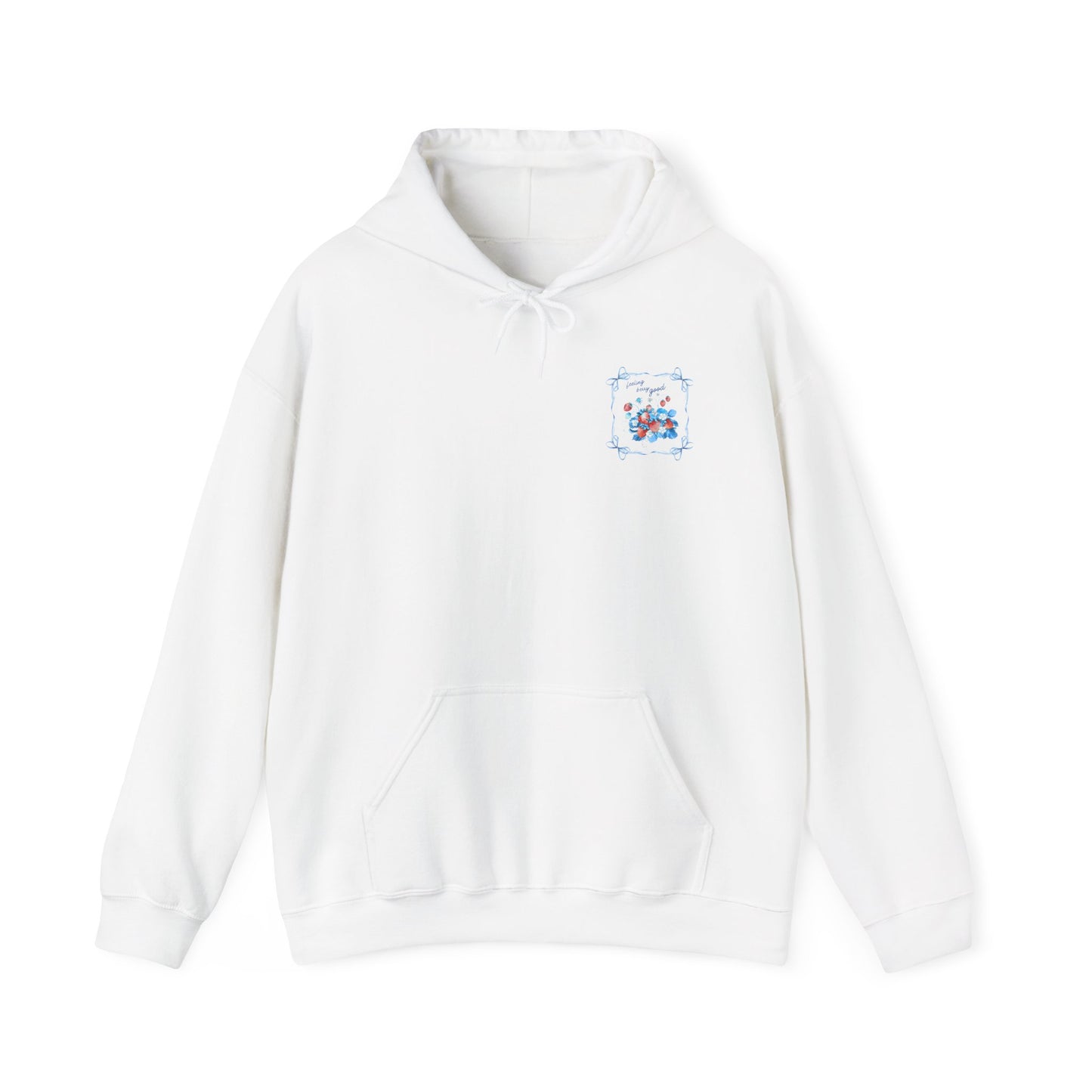Feeling Good Floral Hoodie - Heavy Blend Sweatshirt