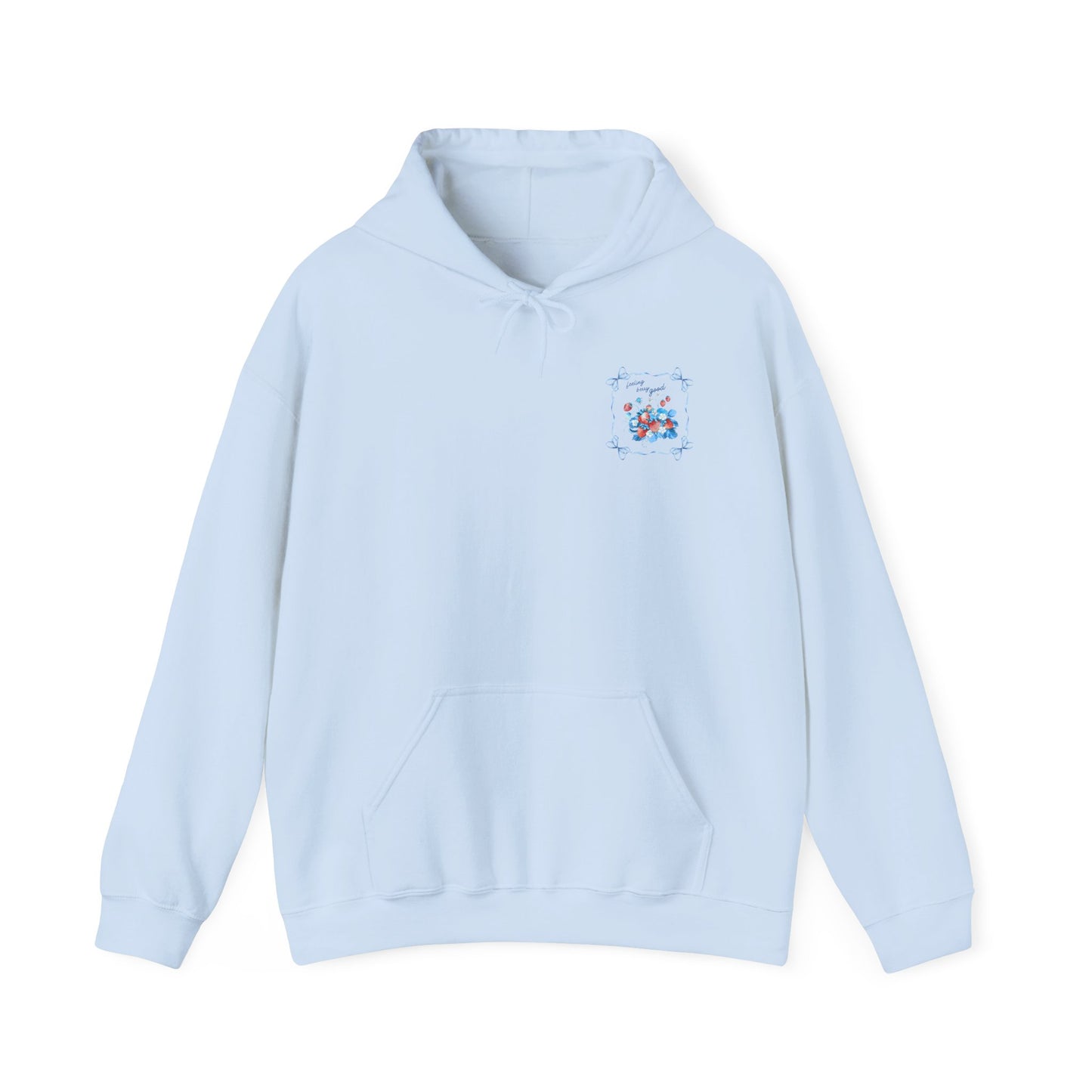 Feeling Good Floral Hoodie - Heavy Blend Sweatshirt