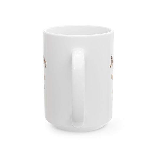 Cute Animal Print Lover Ceramic Mug - 11oz & 15oz - Perfect Gift for Pet Owners/New Moms