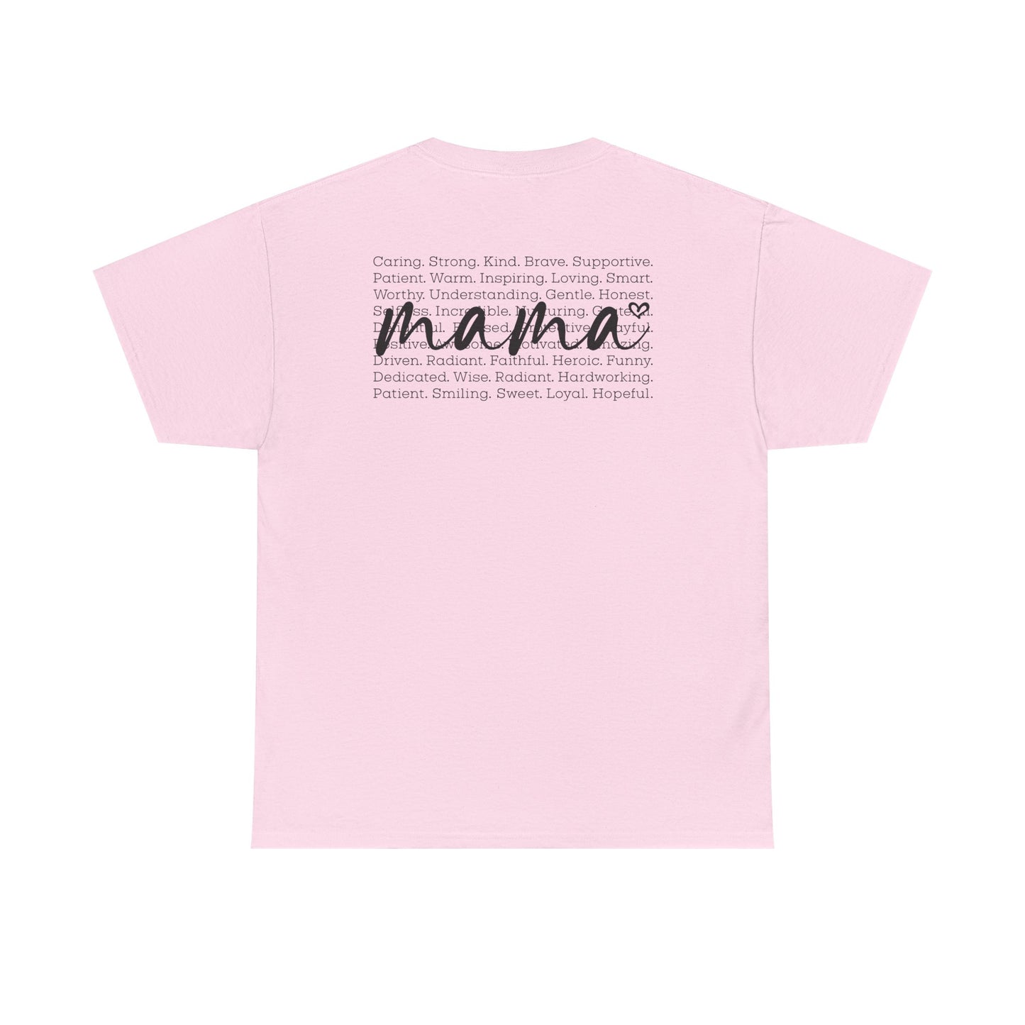 Mama Love Heavy Cotton Tee - Perfect Gift for Moms, Heartfelt Design, Established 2023 / Customisable