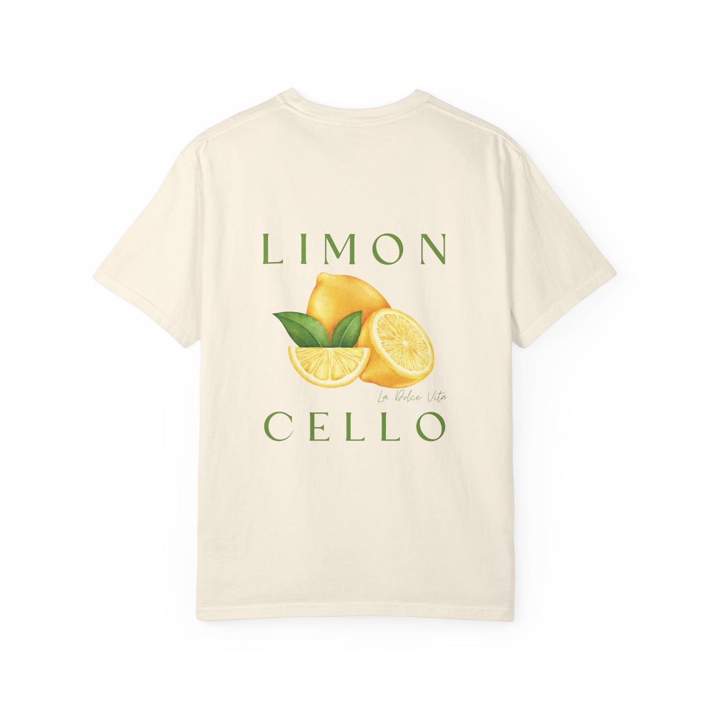 Limon Cello Unisex Garment-Dyed T-Shirt - Refreshing Citrus Graphic Tee