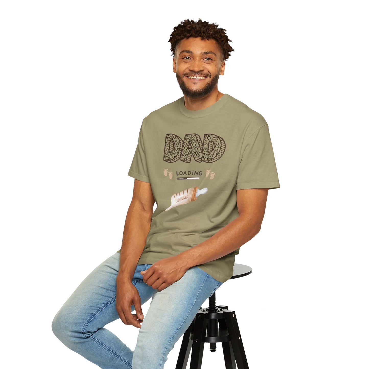 Dad Loading Garment-Dyed T-Shirt - Perfect for Father's Day or New Dads