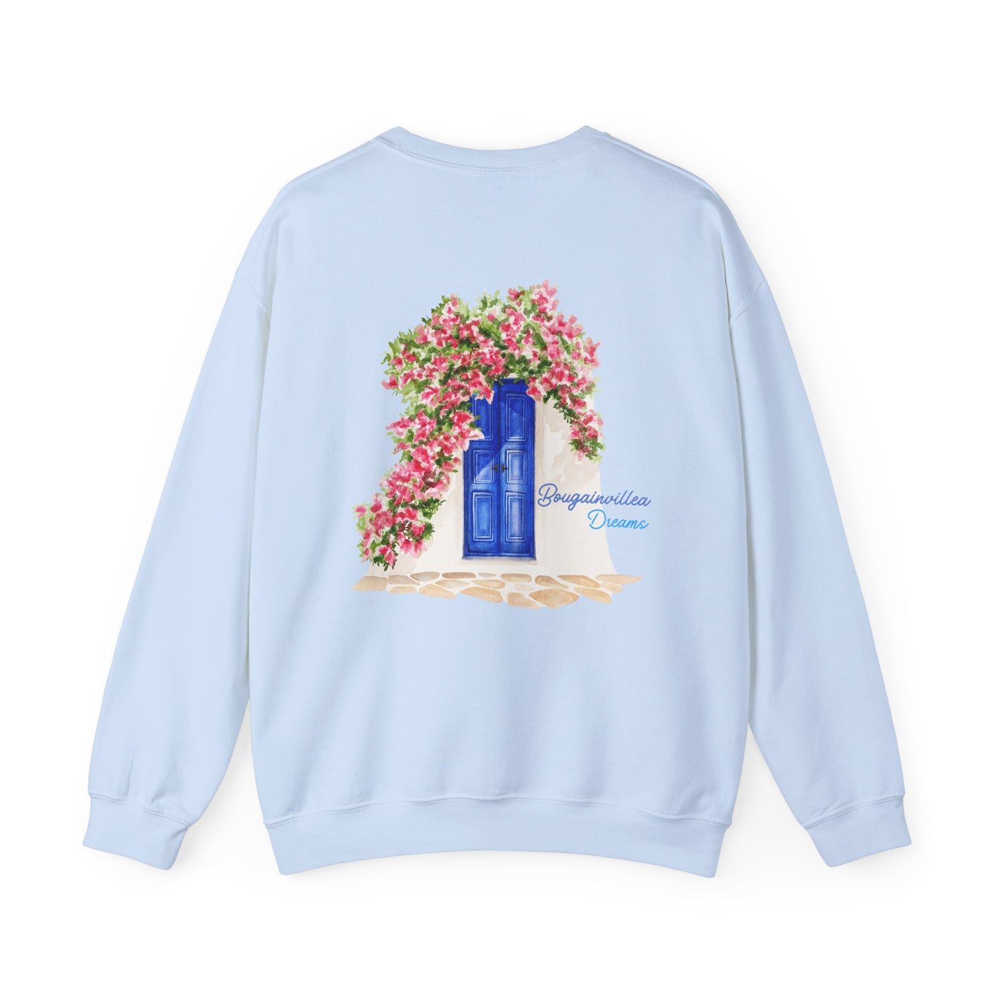 Bougainvillea Dream Sweatshirt – Cozy Girl Crewneck with Floral Design