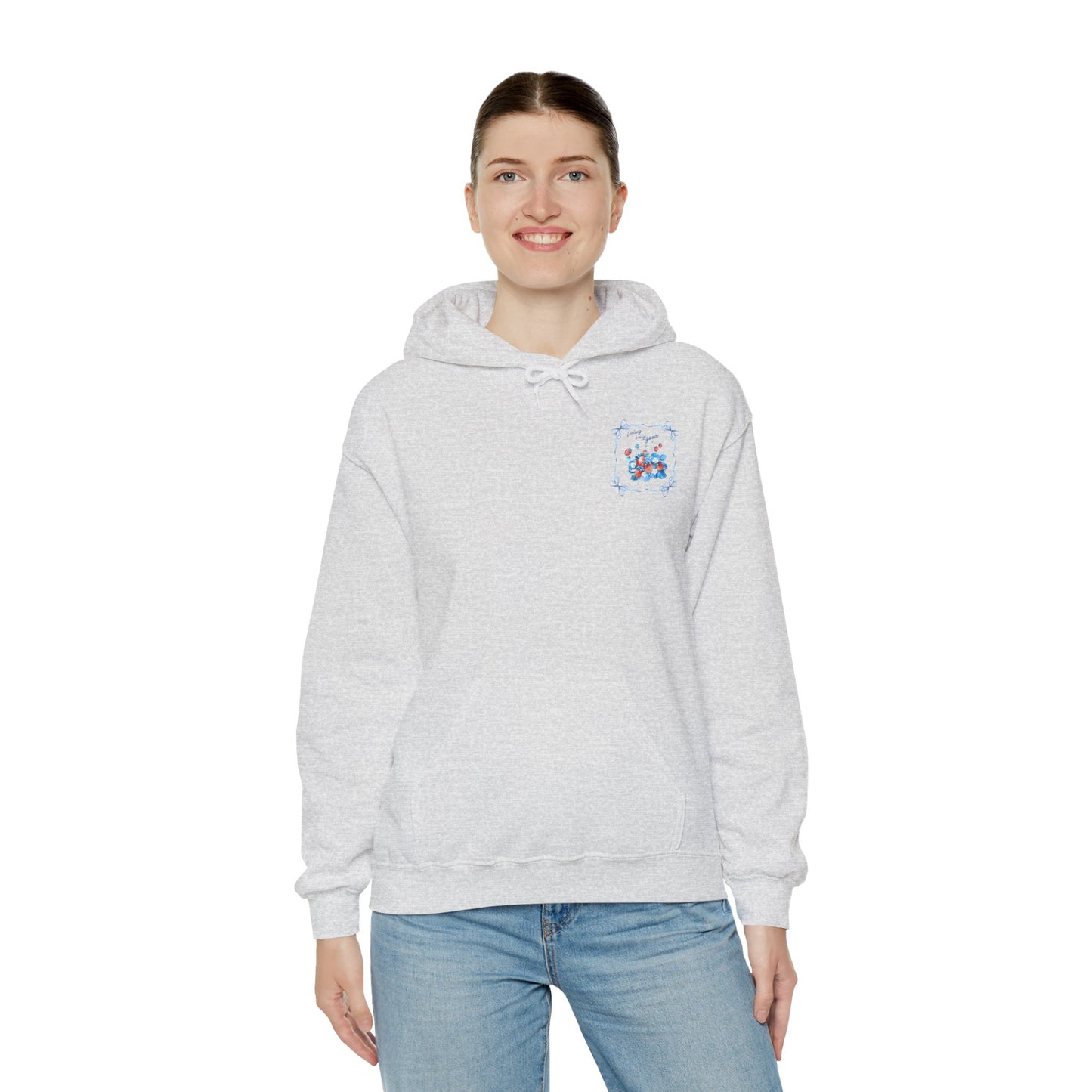Feeling Good Floral Hoodie - Heavy Blend Sweatshirt