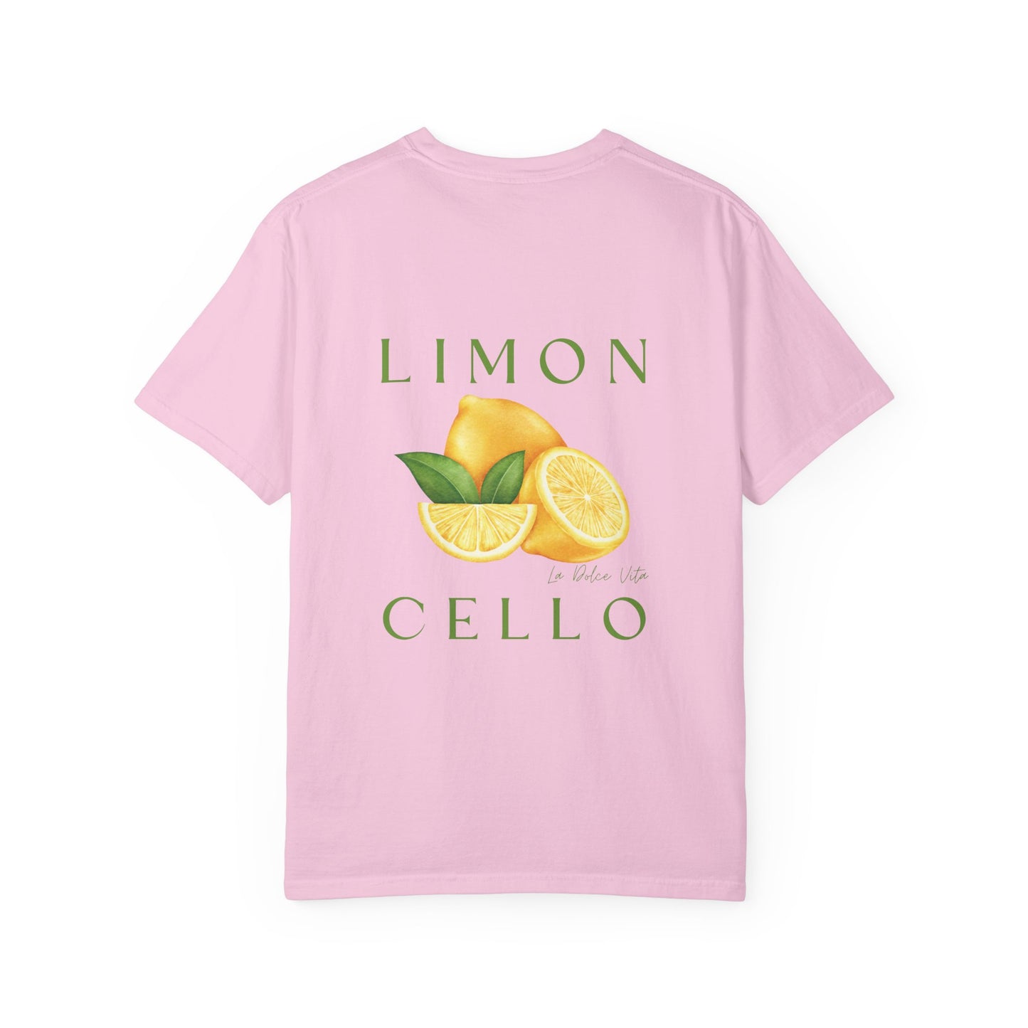 Limon Cello Unisex Garment-Dyed T-Shirt - Refreshing Citrus Graphic Tee