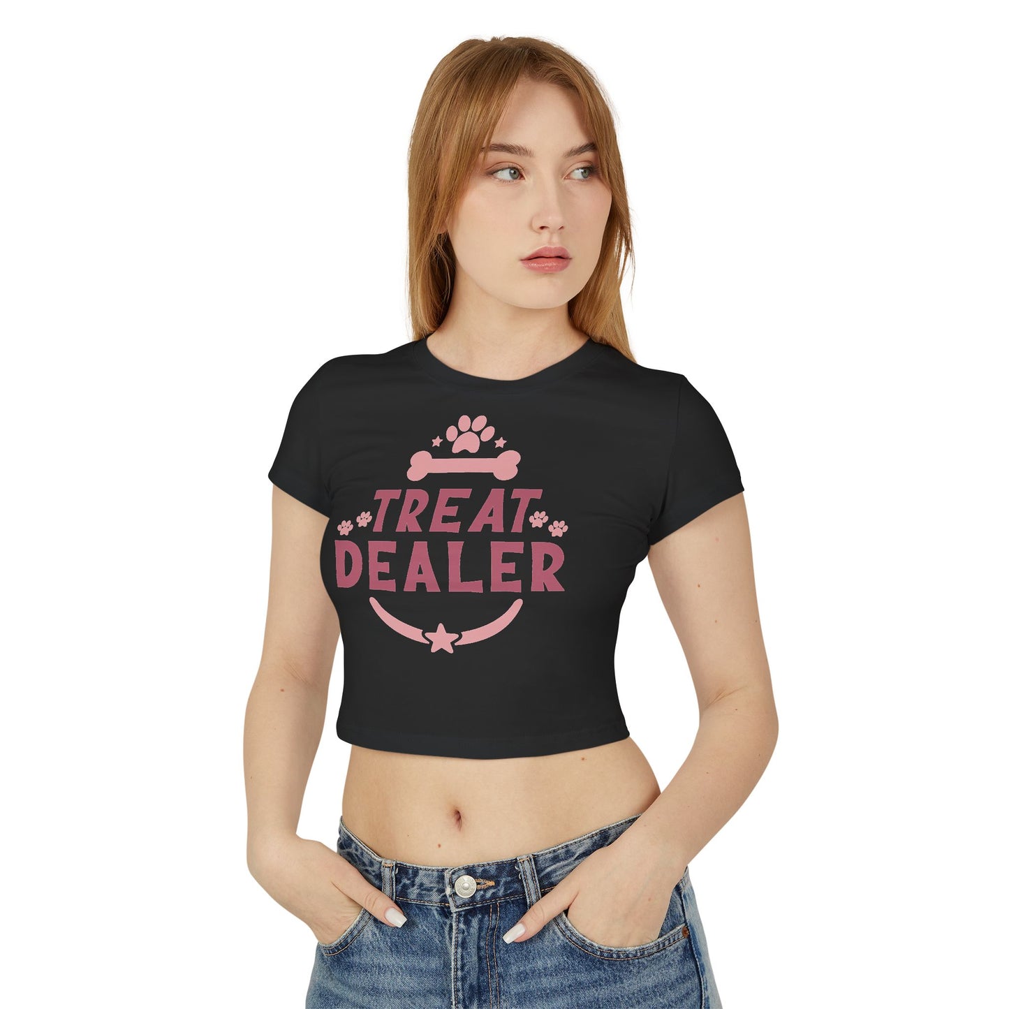 Cute Pet Lover Baby Tee, Treat Dealer Shirt, Funny Animal Tee, Gift for Dog Mom, Soft Cotton T-Shirt