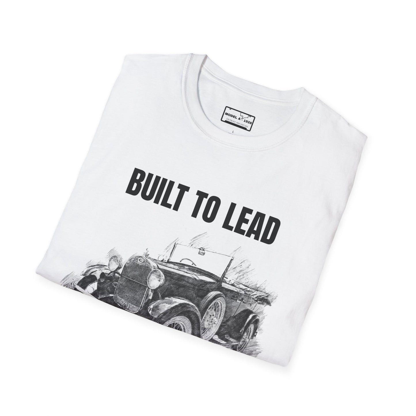 1928 Model A-Inspired Vintage Car Tee – Hand-Drawn Retro Shirt, Unisex Fit for Classic Auto Fans