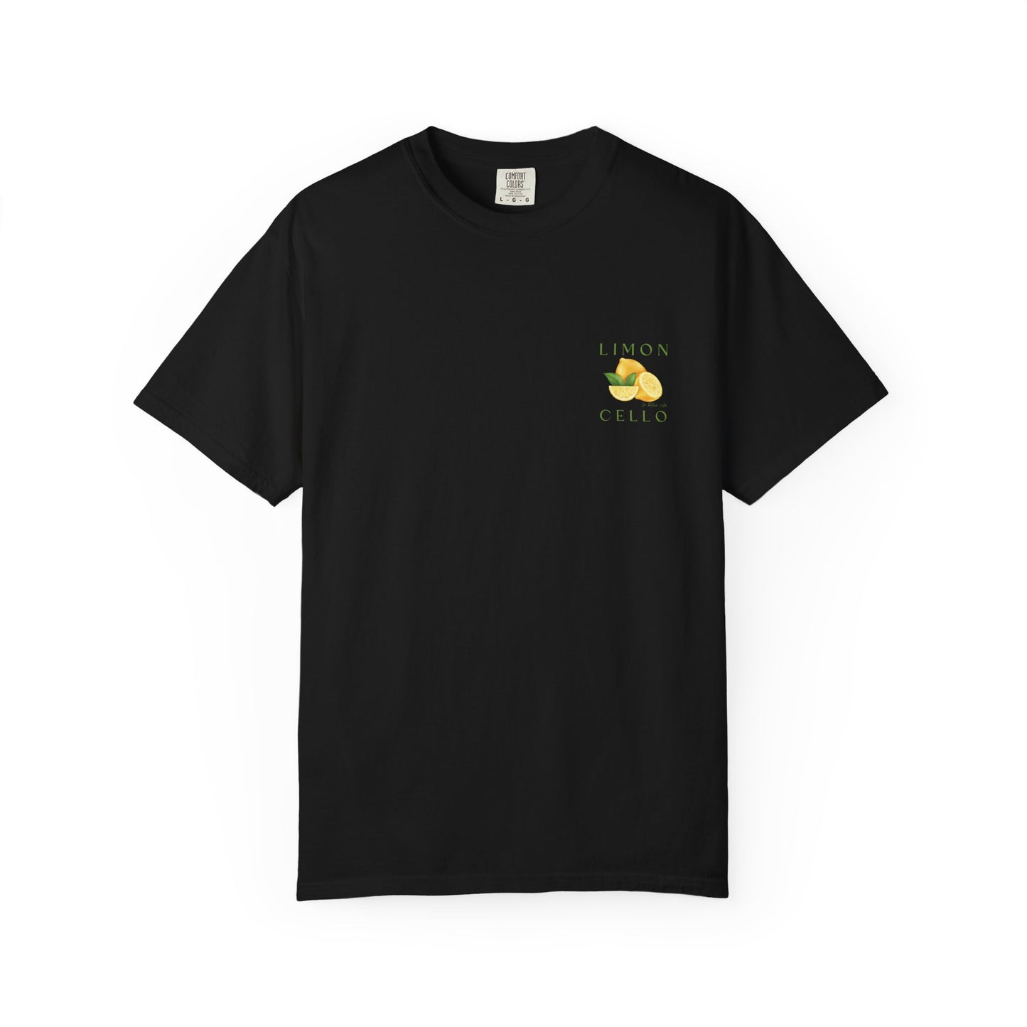 Limon Cello Unisex Garment-Dyed T-Shirt - Refreshing Citrus Graphic Tee