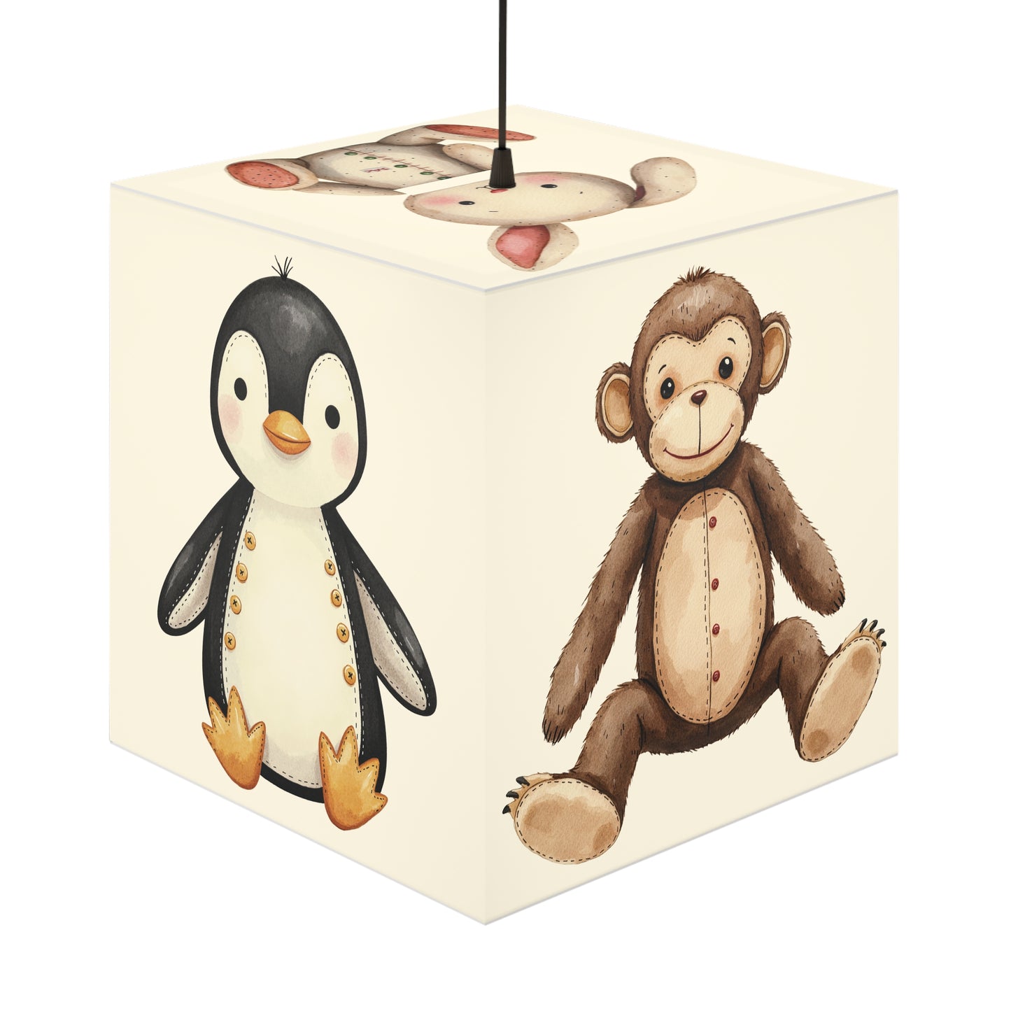 Cute Animals Light Cube Lamp - Kids' Room Decor