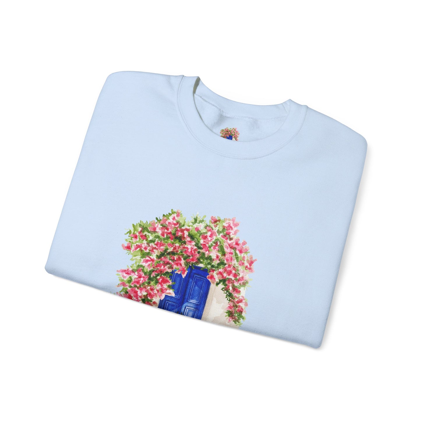 Bougainvillea Dream Sweatshirt – Cozy Girl Crewneck with Floral Design