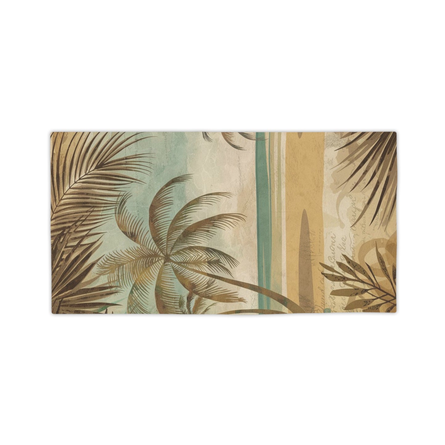Tropical Oasis Beach  Vintage Towels - Perfect for Summer Vacations & Beach Days
