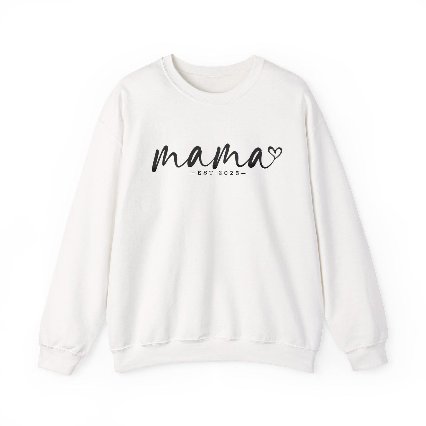 Mama Love Crewneck Sweatshirt - Heavy Blend, EST 2023, Perfect for Mother's Day and Everyday Comfort / Customisable