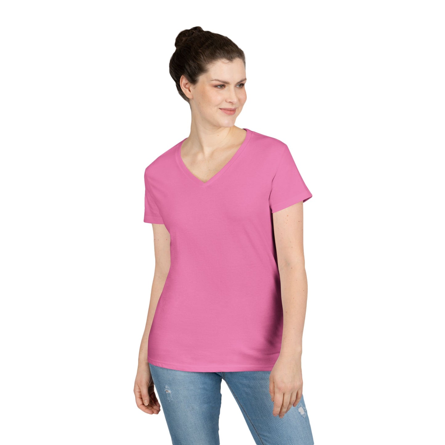 Floral V-Neck T-Shirt - Loving You Good - Casual Comfort for Women