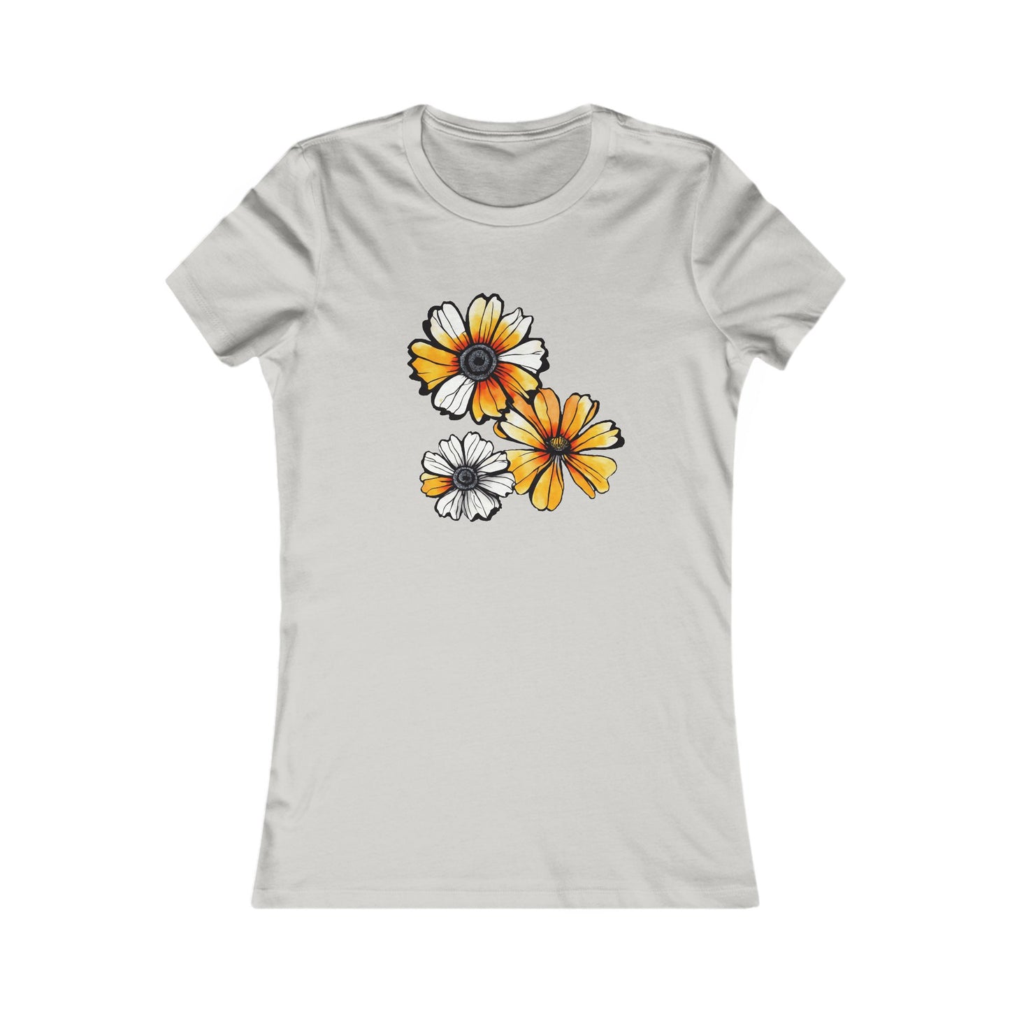 Floral Women's Favorite Tee - Casual Comfort for Spring & Summer