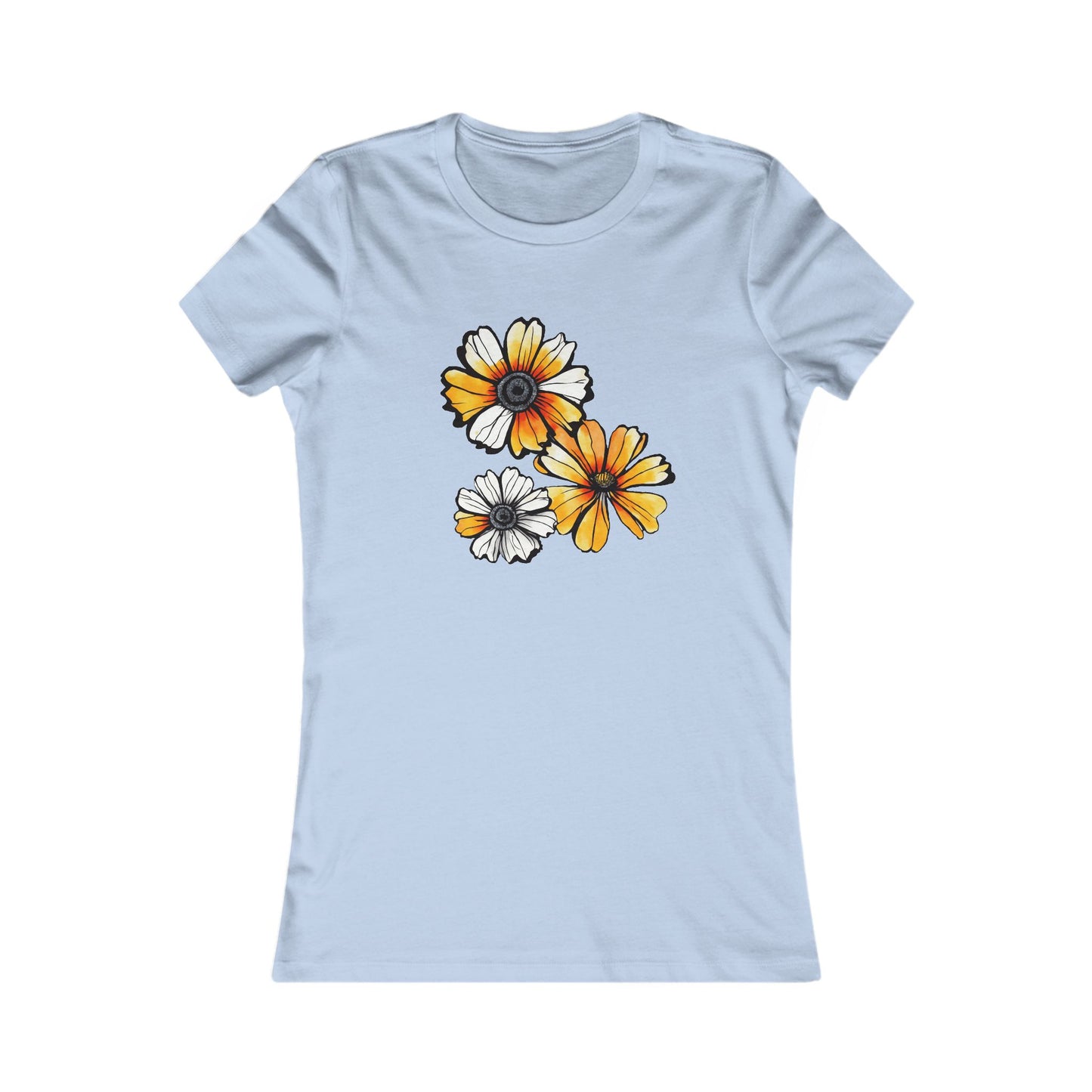 Floral Women's Favorite Tee - Casual Comfort for Spring & Summer