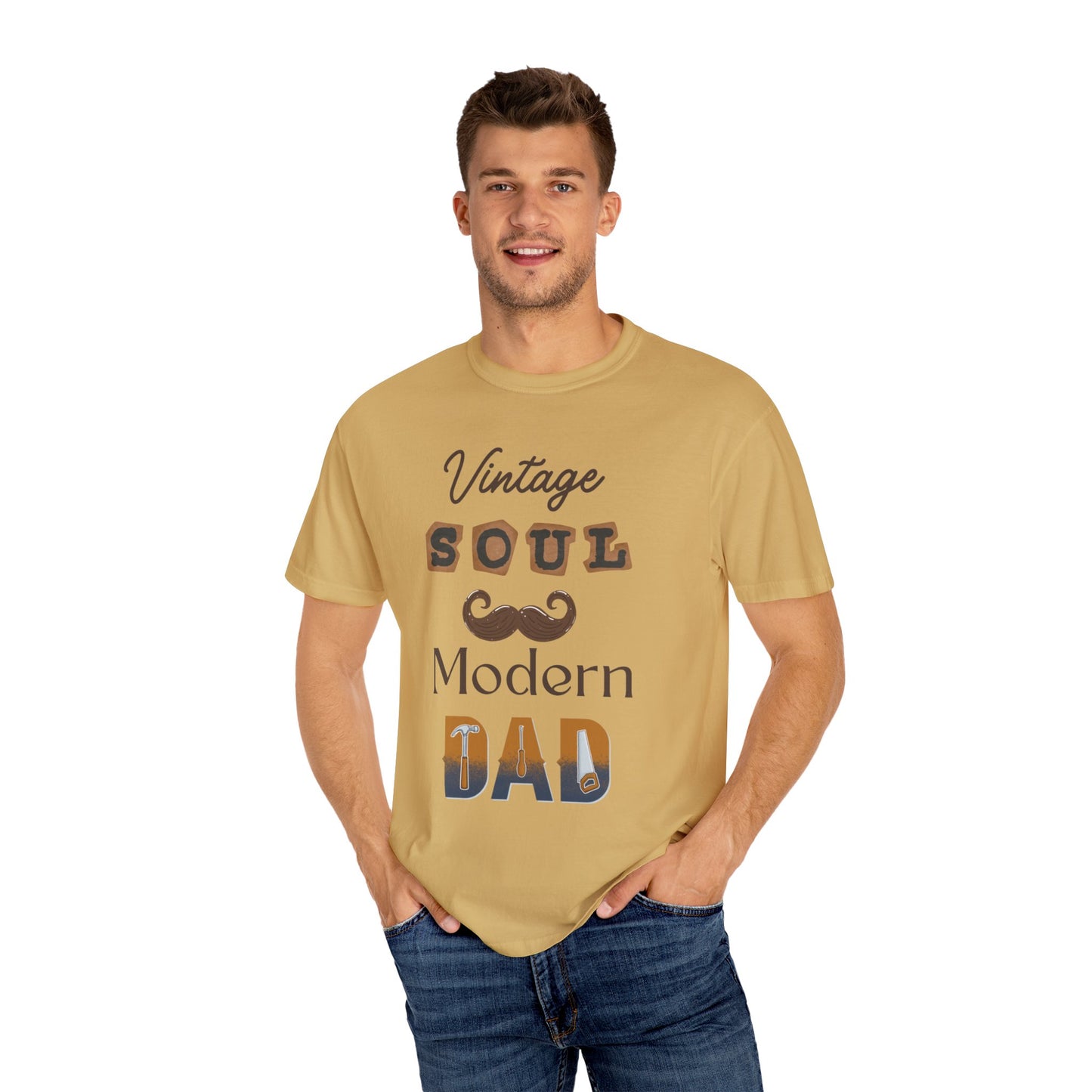 Vintage Soul Modern Dad T-shirt - Garment-Dyed Tee