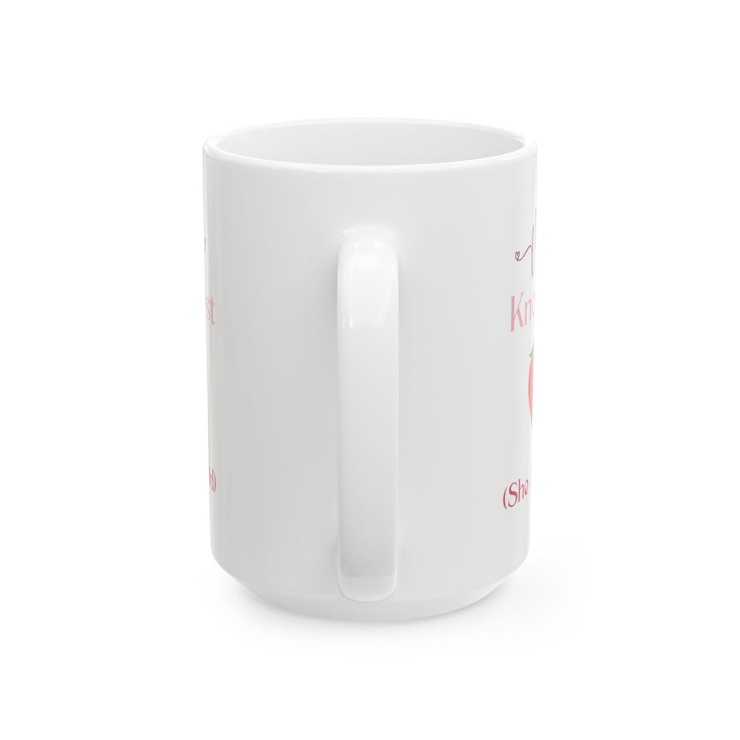 Inspirational Ceramic Mug - "Mom Knows Best (She Always Did)" - Perfect Gift for Mother's Day