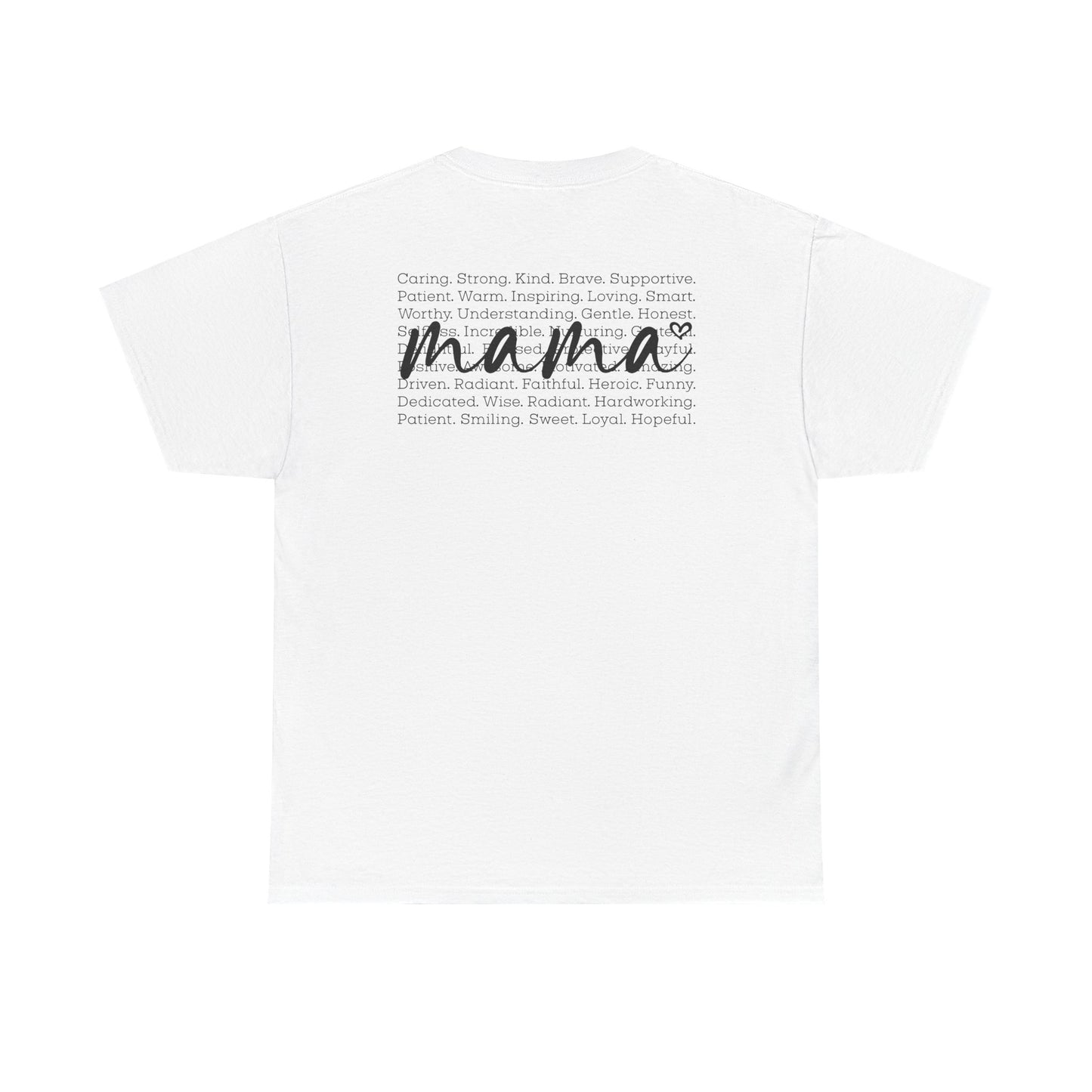 Mama Love Heavy Cotton Tee - Perfect Gift for Moms, Heartfelt Design, Established 2023 / Customisable