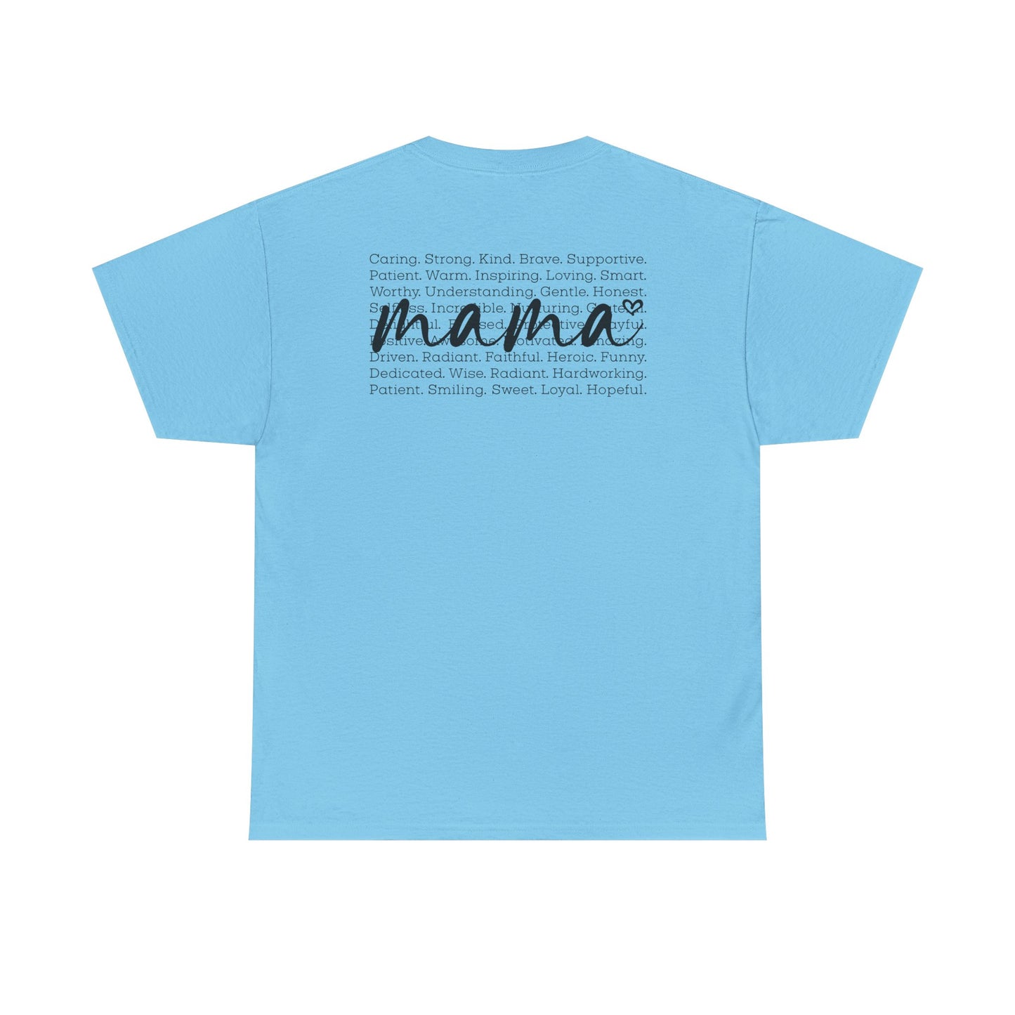 Mama Love Heavy Cotton Tee - Perfect Gift for Moms, Heartfelt Design, Established 2023 / Customisable