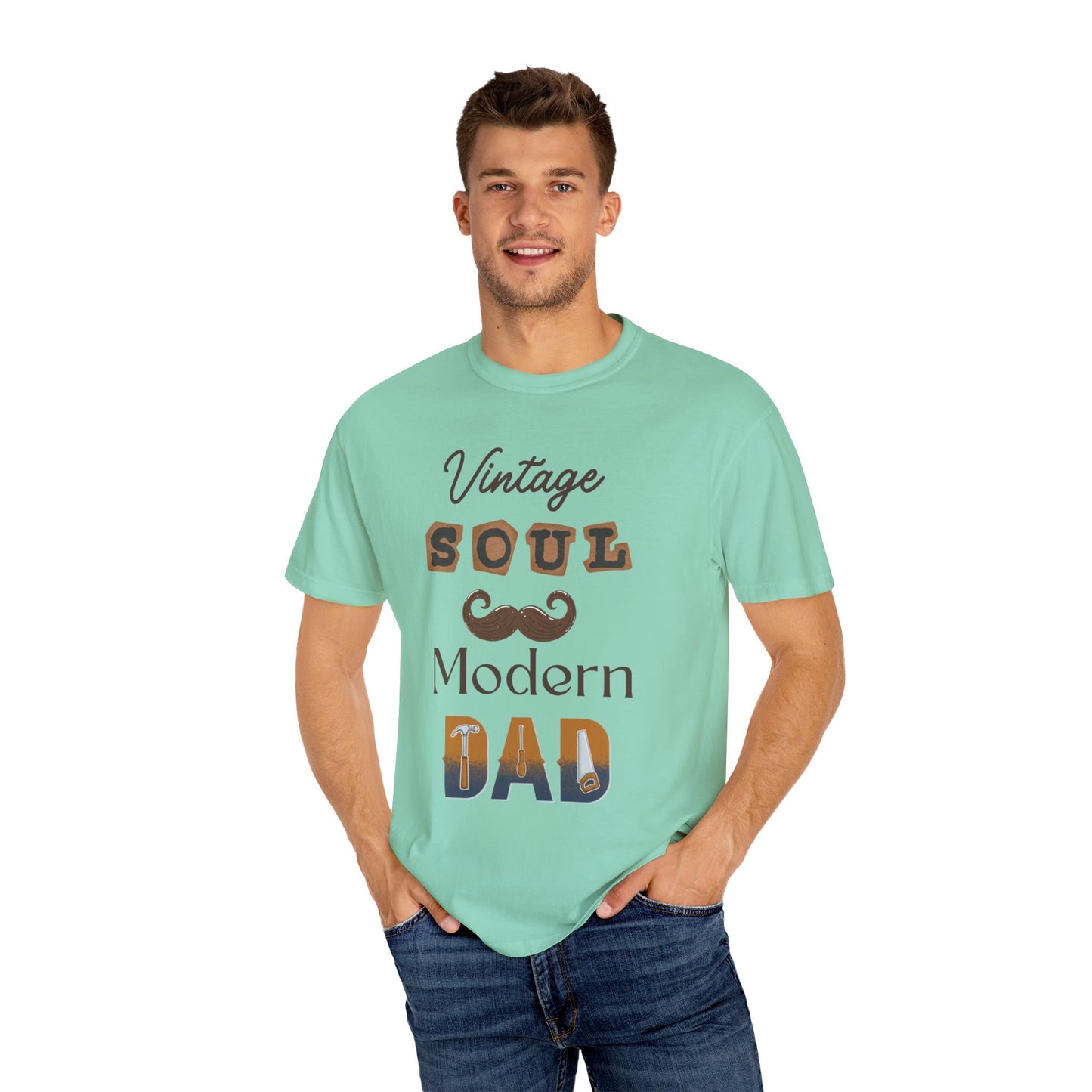 Vintage Soul Modern Dad T-shirt - Garment-Dyed Tee
