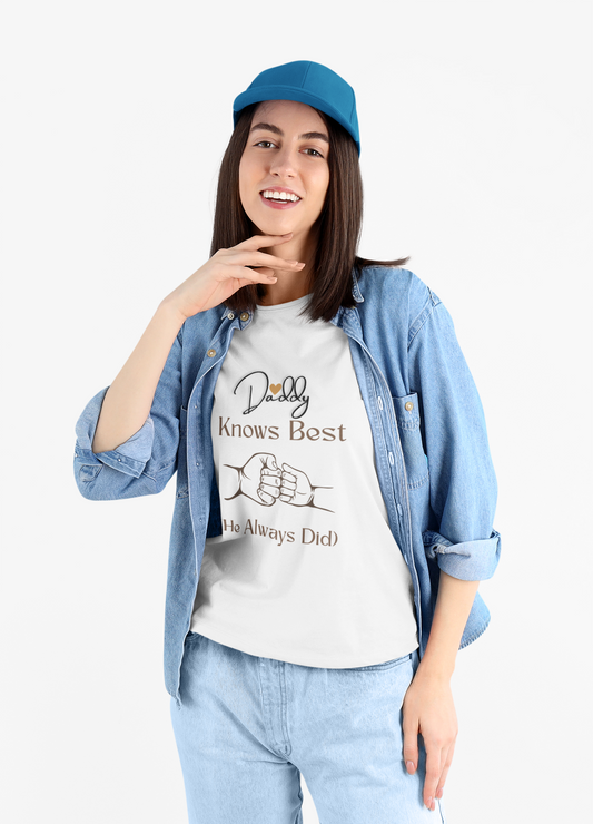 Daddy Knows Best Unisex Garment-Dyed T-Shirt