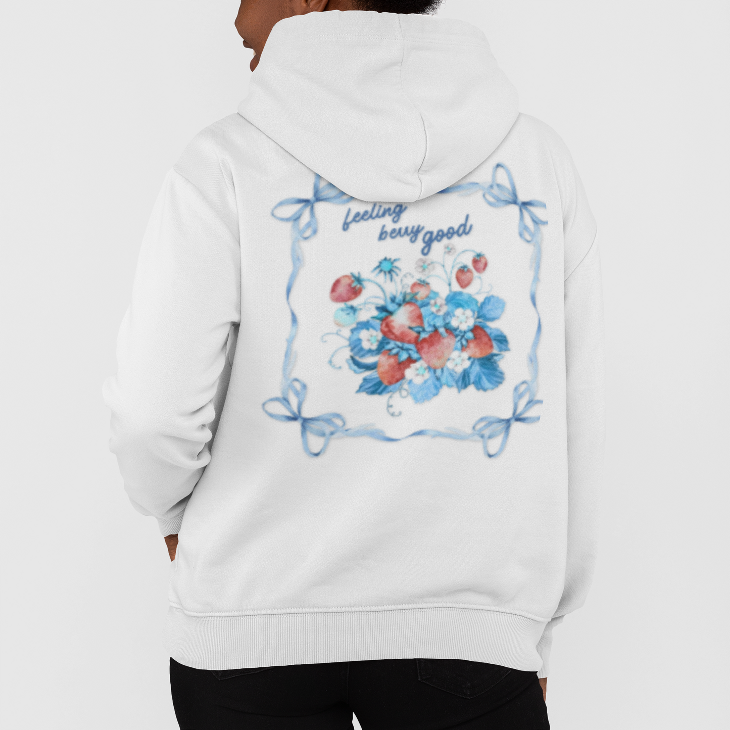 Feeling Good Floral Hoodie - Heavy Blend Sweatshirt