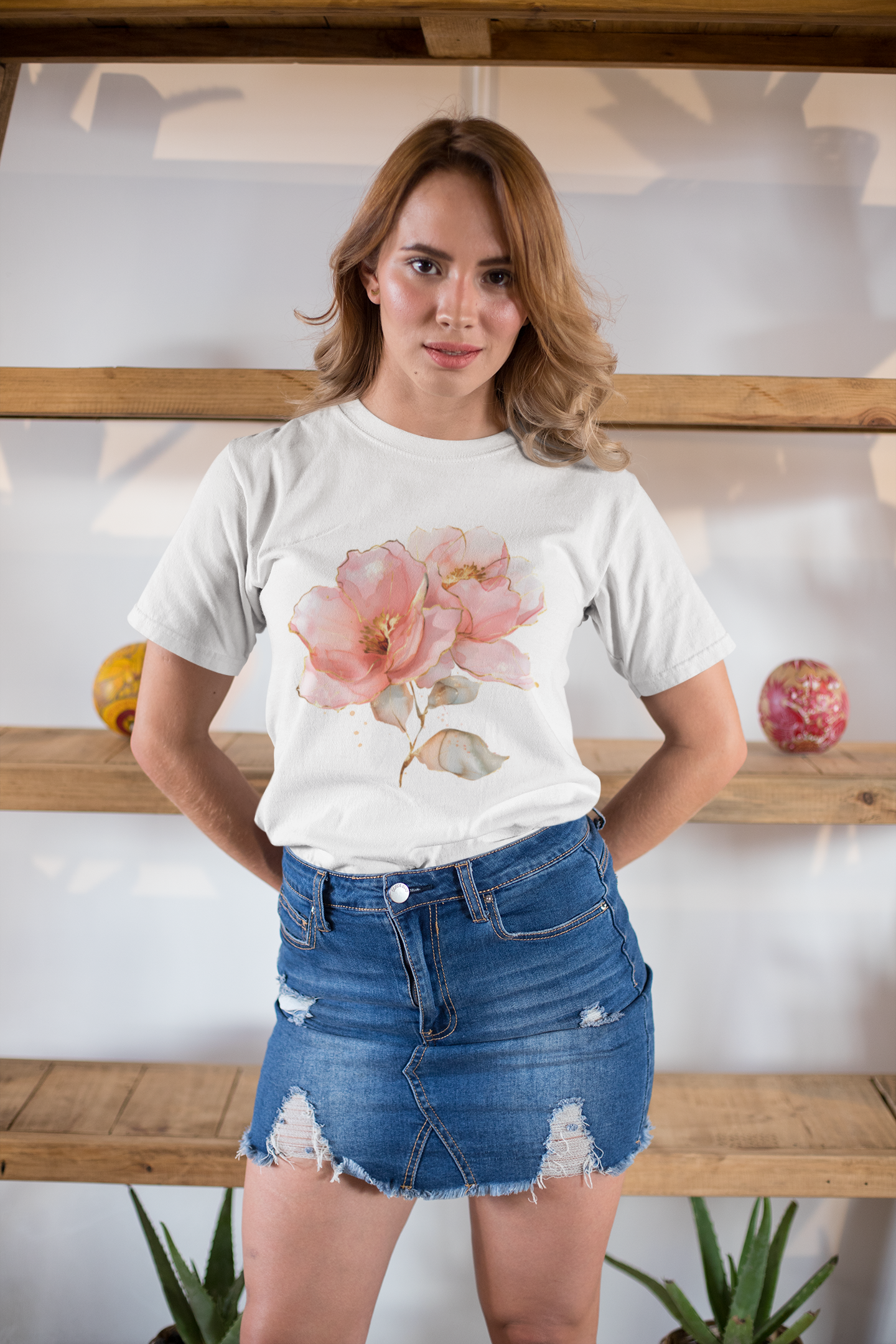 Floral Unisex Heavy Cotton Tee | Cute Casual Shirt for Spring, Nature Lover Gift, Summer Outfit, Everyday Wear, Eco-Friendly Cotton Tee