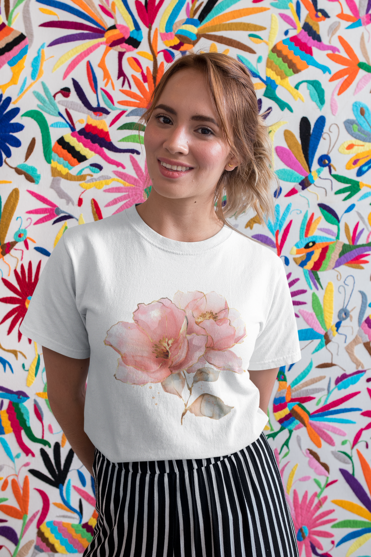 Floral Unisex Heavy Cotton Tee | Cute Casual Shirt for Spring, Nature Lover Gift, Summer Outfit, Everyday Wear, Eco-Friendly Cotton Tee