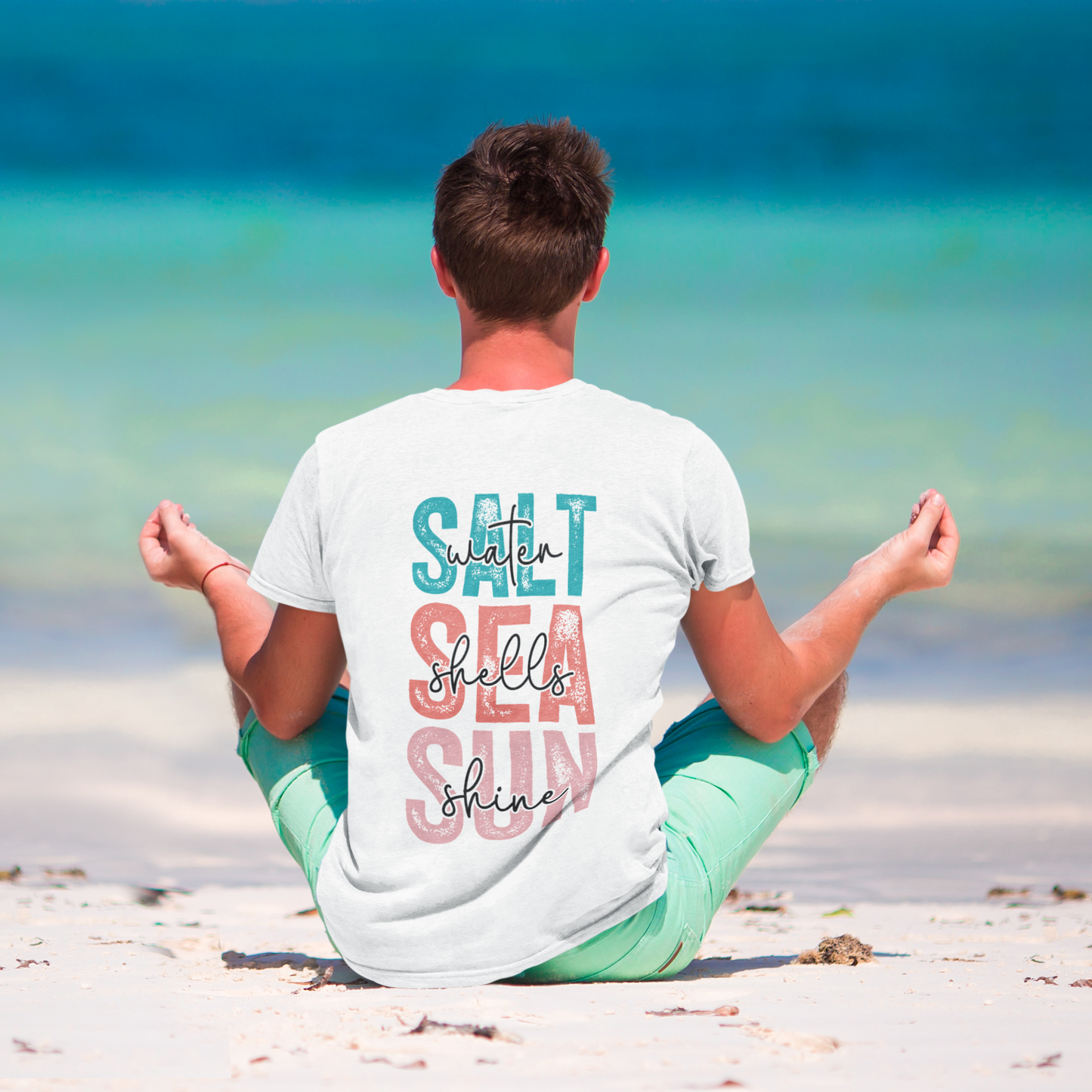 Beach Vibe T-Shirt, Summer Casual Tee, Sun and Sea Shirt, Ocean Lover Gift, Vacation Essential