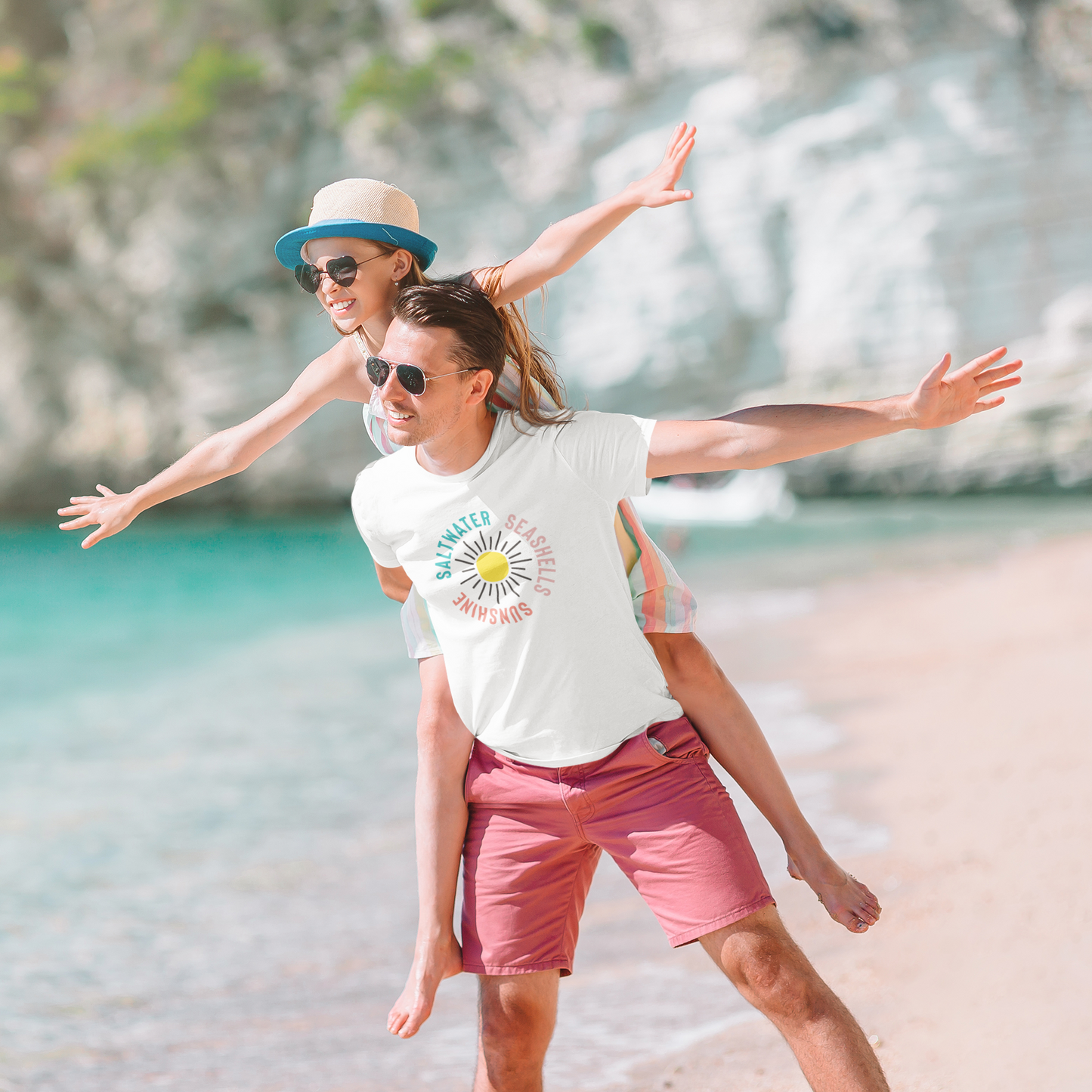 Beach Vibe T-Shirt, Summer Casual Tee, Sun and Sea Shirt, Ocean Lover Gift, Vacation Essential