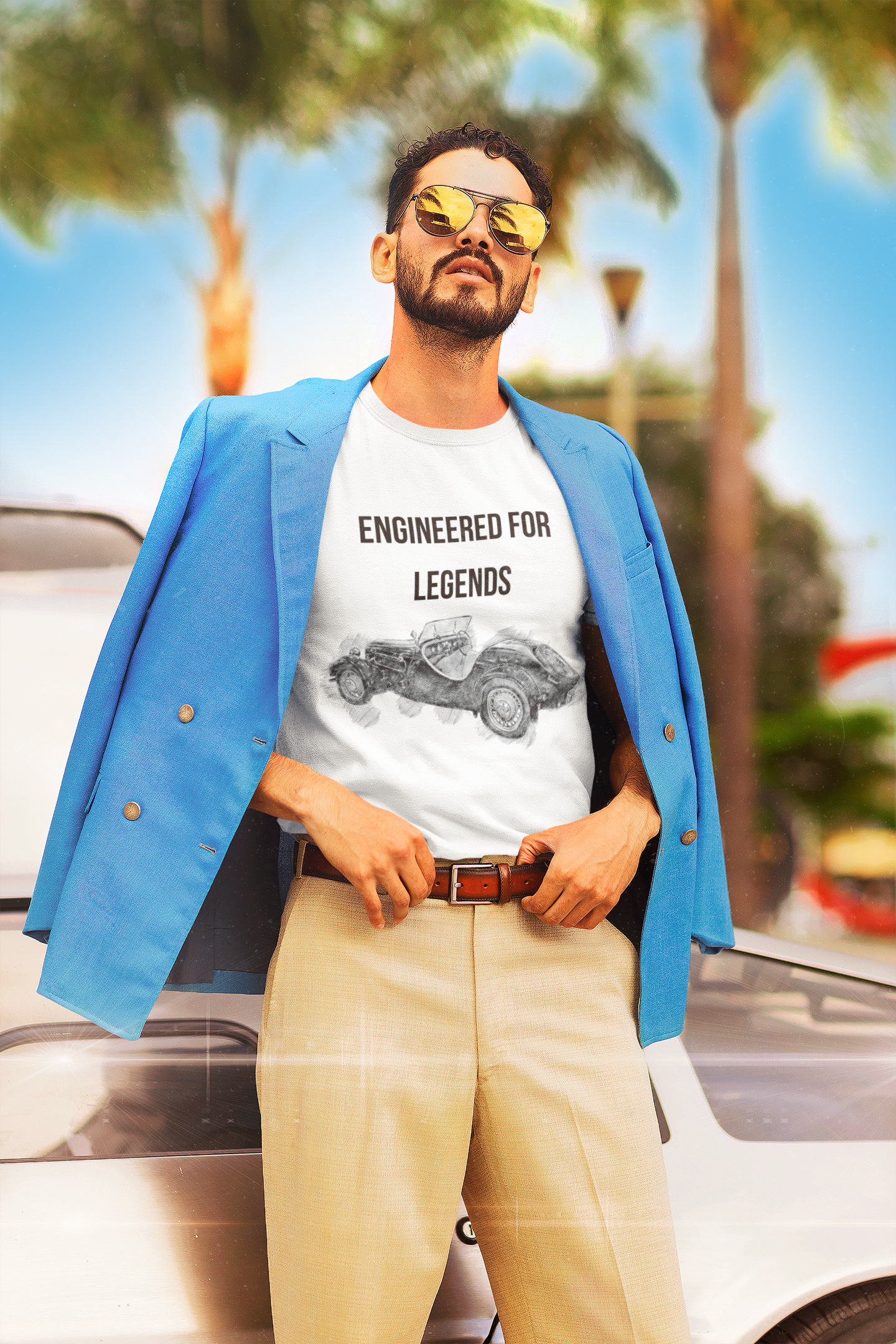 1936 German Roadster-Inspired Vintage Tee – Hand-Drawn Classic Car Shirt, Retro Auto Gift, Unisex Fit for Car Enthusiasts