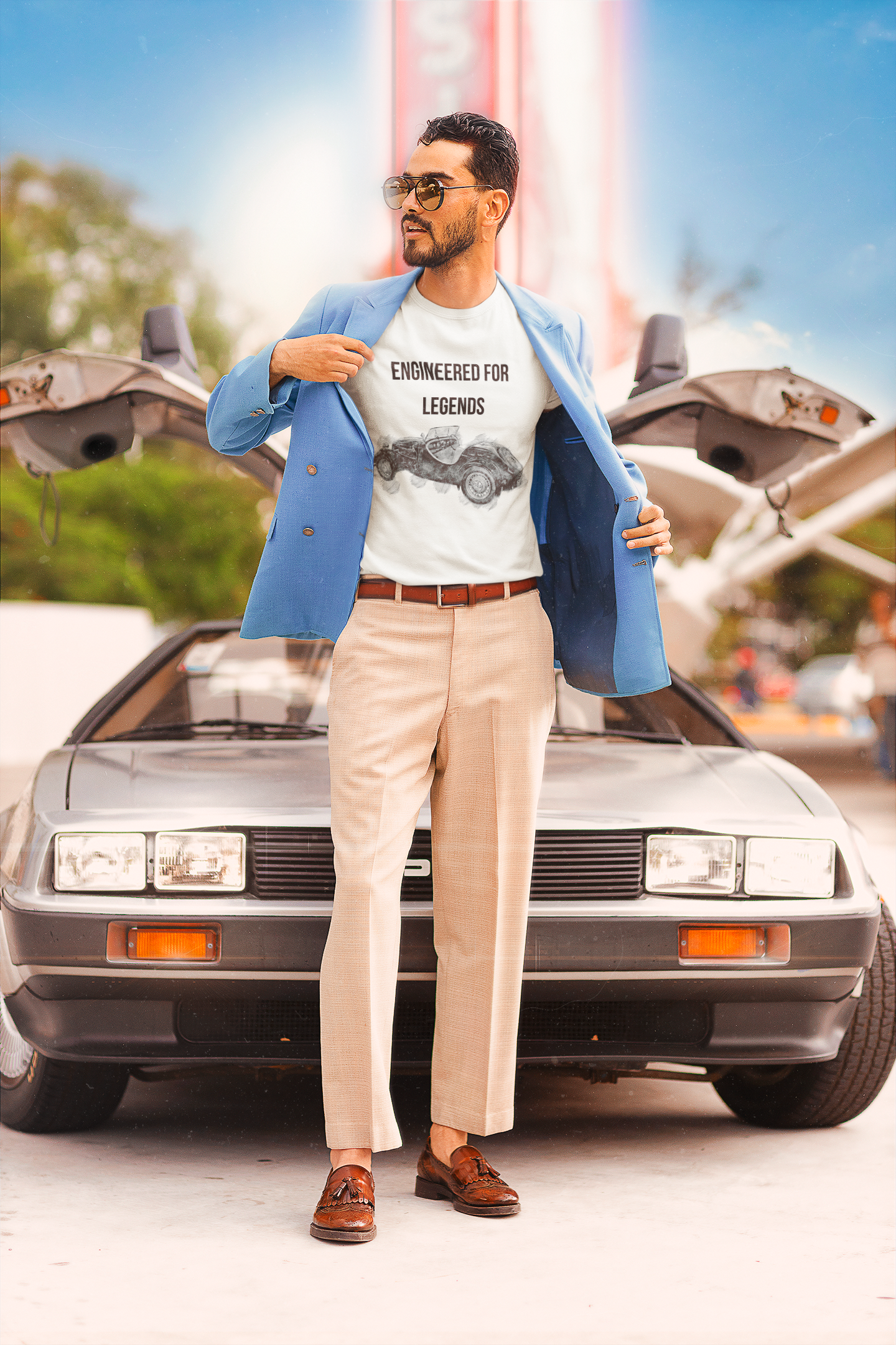 1936 German Roadster-Inspired Vintage Tee – Hand-Drawn Classic Car Shirt, Retro Auto Gift, Unisex Fit for Car Enthusiasts