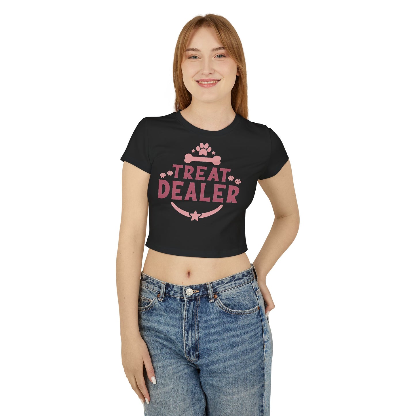 Cute Pet Lover Baby Tee, Treat Dealer Shirt, Funny Animal Tee, Gift for Dog Mom, Soft Cotton T-Shirt