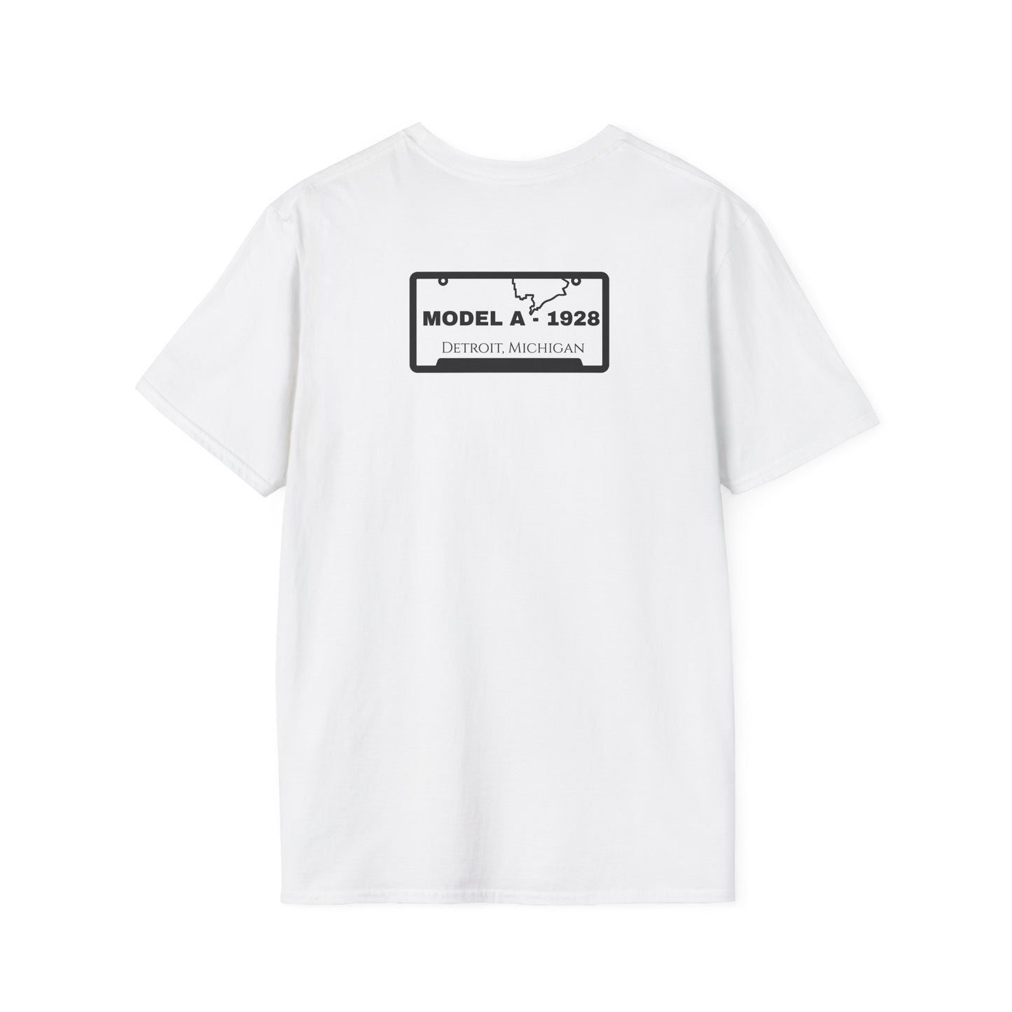 1928 Model A-Inspired Vintage Car Tee – Hand-Drawn Retro Shirt, Unisex Fit for Classic Auto Fans