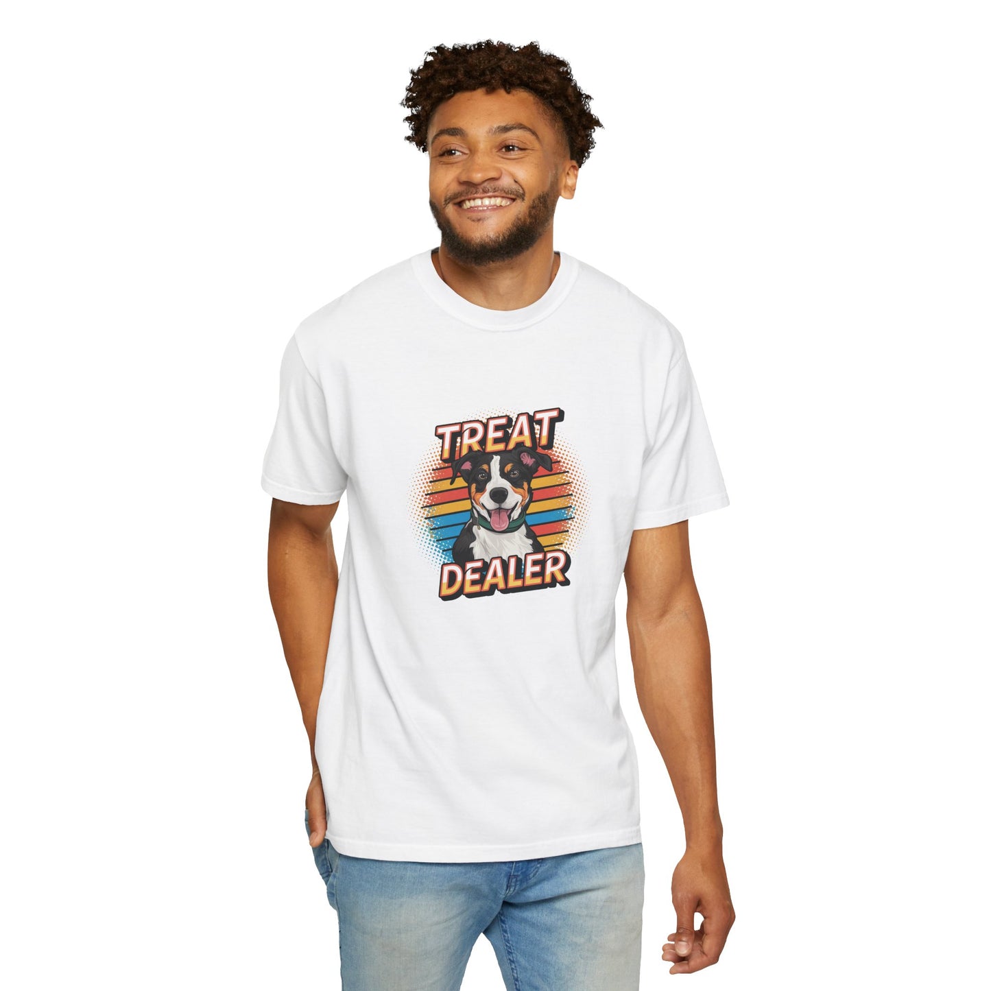 Treat Dealer Unisex Garment-Dyed T-Shirt - Perfect Gift for Dog Lovers
