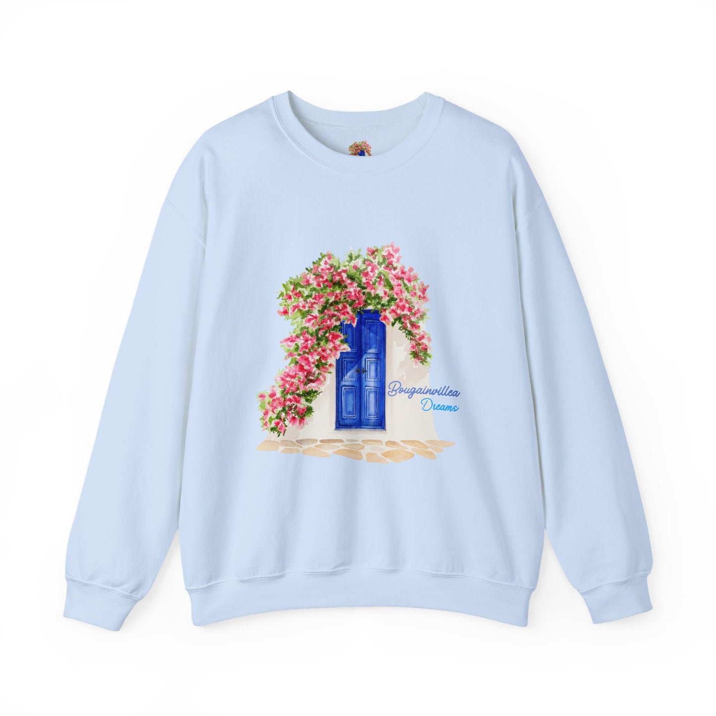 Bougainvillea Dream Sweatshirt – Cozy Girl Crewneck with Floral Design