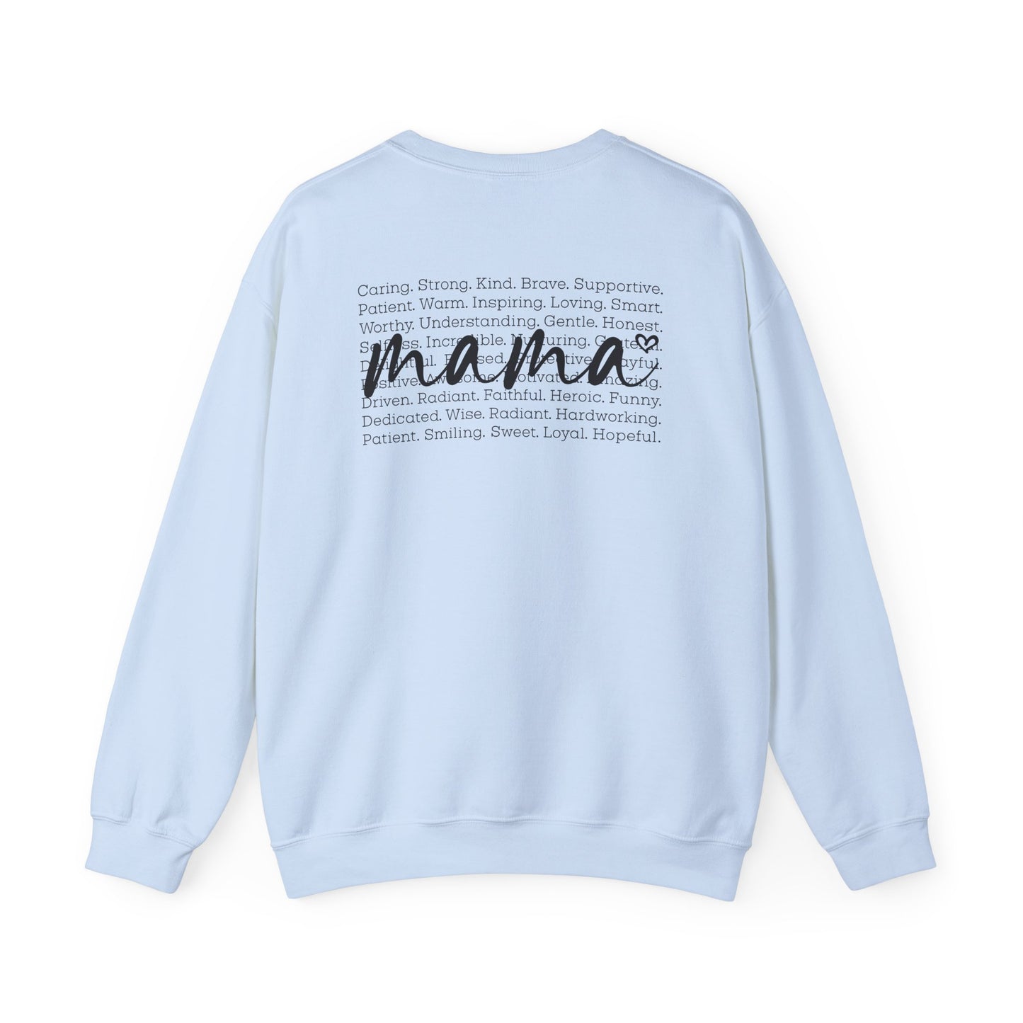 Mama Love Crewneck Sweatshirt - Heavy Blend, EST 2023, Perfect for Mother's Day and Everyday Comfort / Customisable