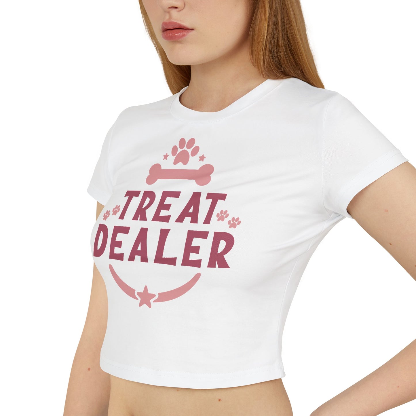 Cute Pet Lover Baby Tee, Treat Dealer Shirt, Funny Animal Tee, Gift for Dog Mom, Soft Cotton T-Shirt