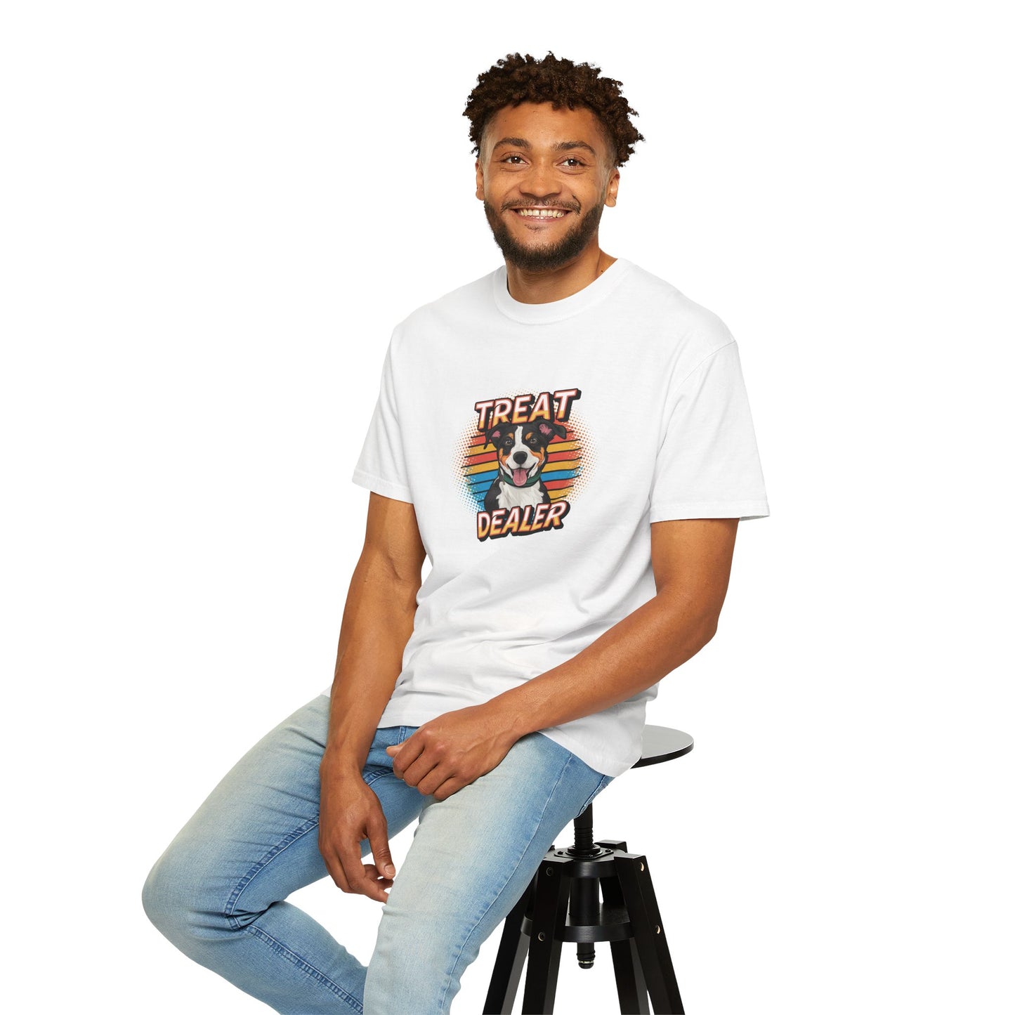 Treat Dealer Unisex Garment-Dyed T-Shirt - Perfect Gift for Dog Lovers