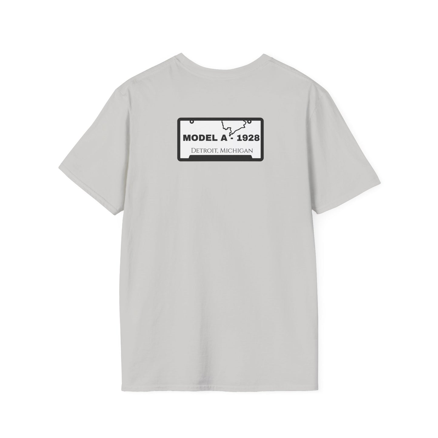 1928 Model A-Inspired Vintage Car Tee – Hand-Drawn Retro Shirt, Unisex Fit for Classic Auto Fans