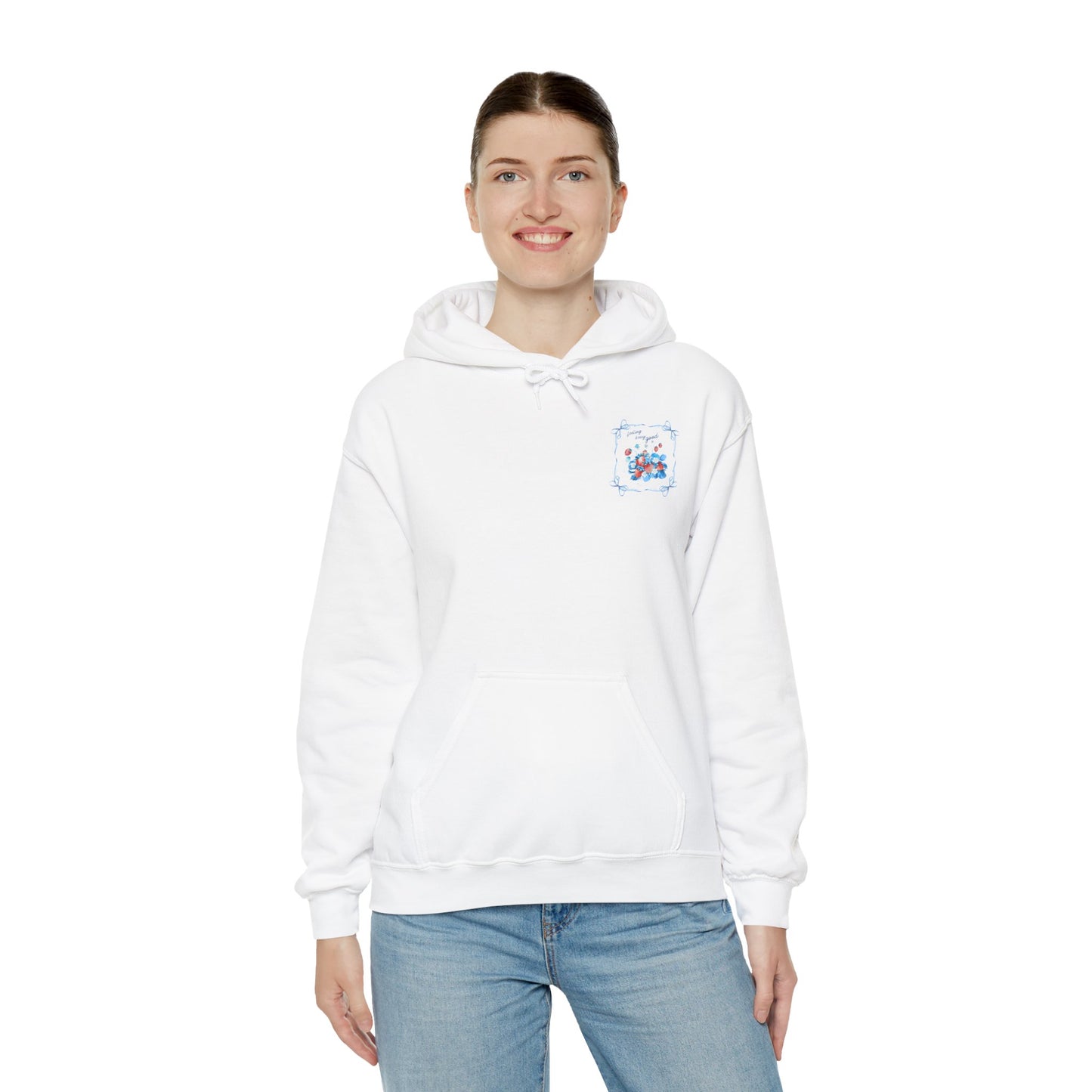 Feeling Good Floral Hoodie - Heavy Blend Sweatshirt