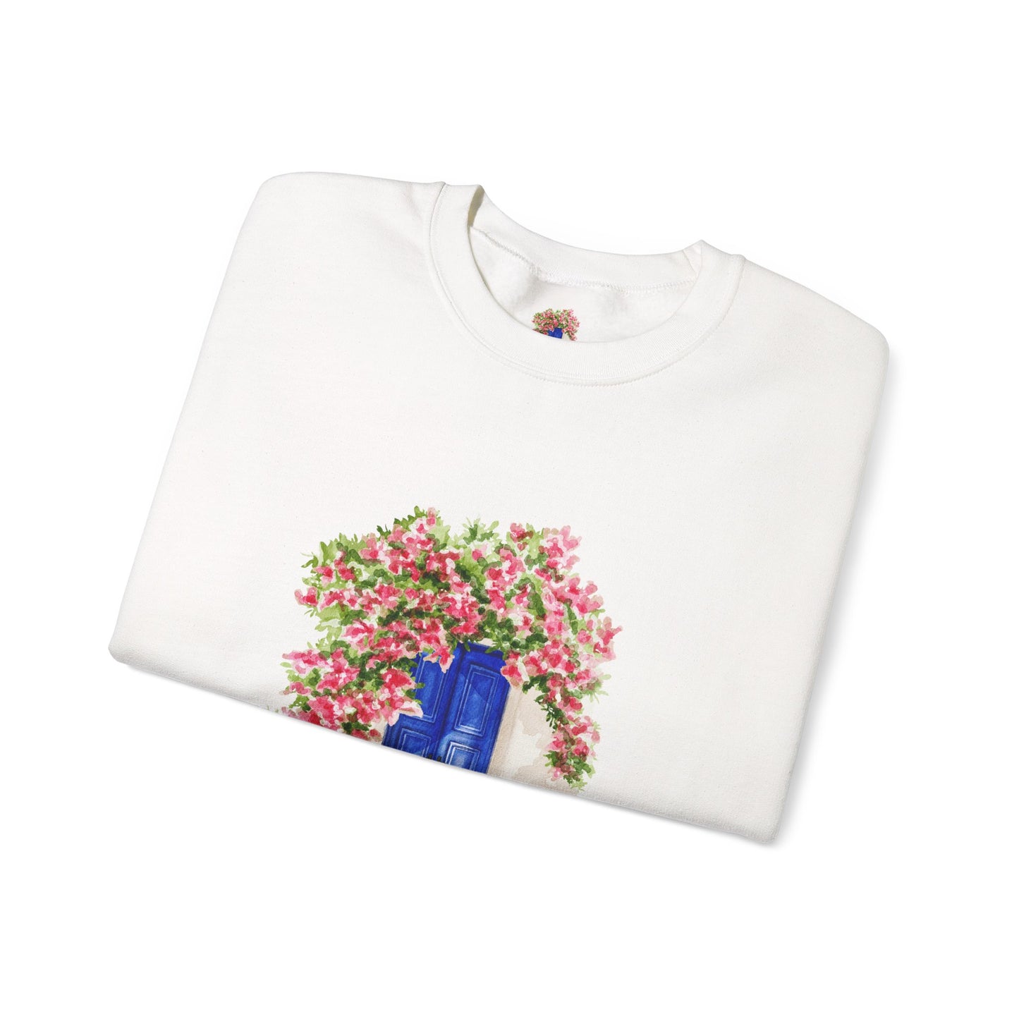 Bougainvillea Dream Sweatshirt – Cozy Girl Crewneck with Floral Design