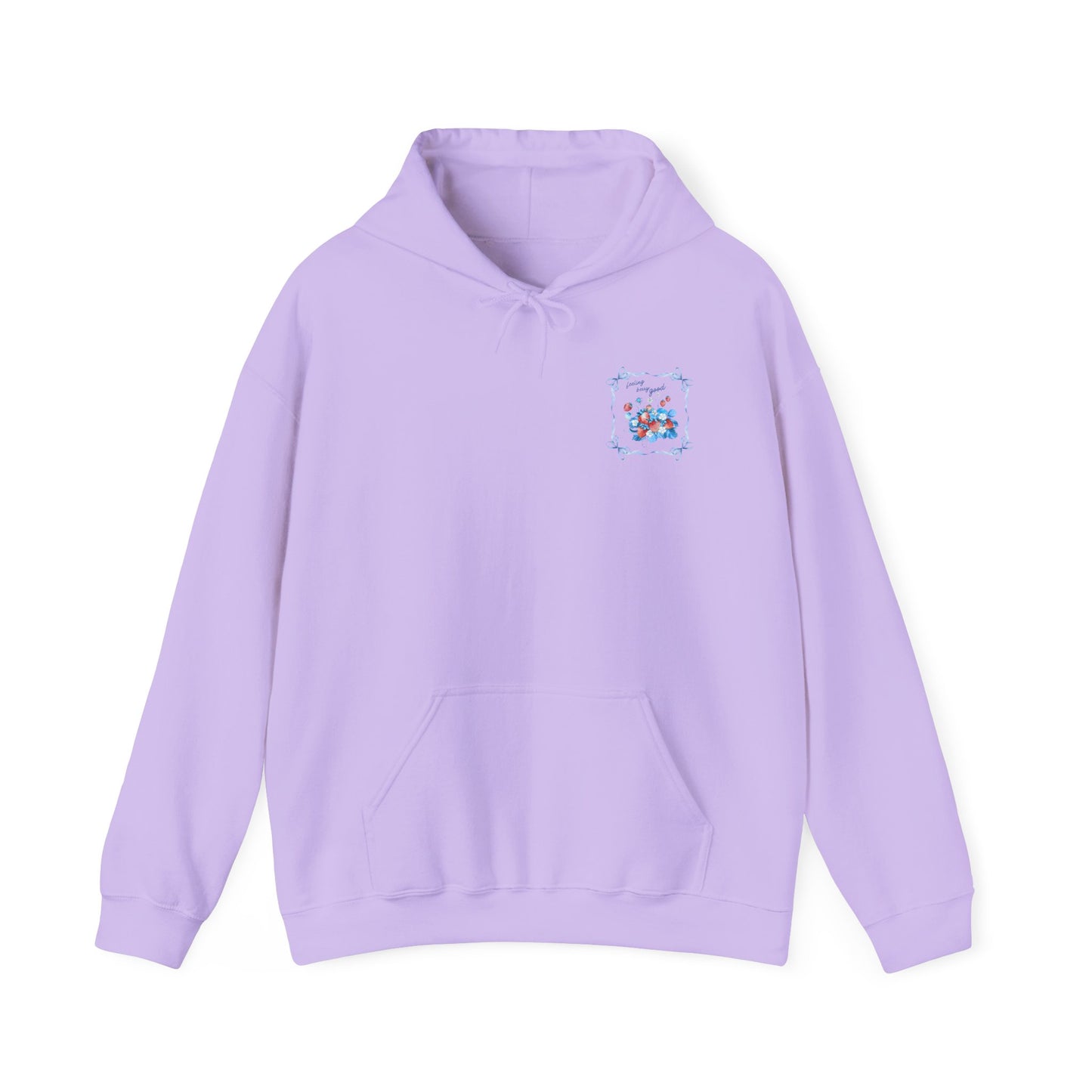 Feeling Good Floral Hoodie - Heavy Blend Sweatshirt