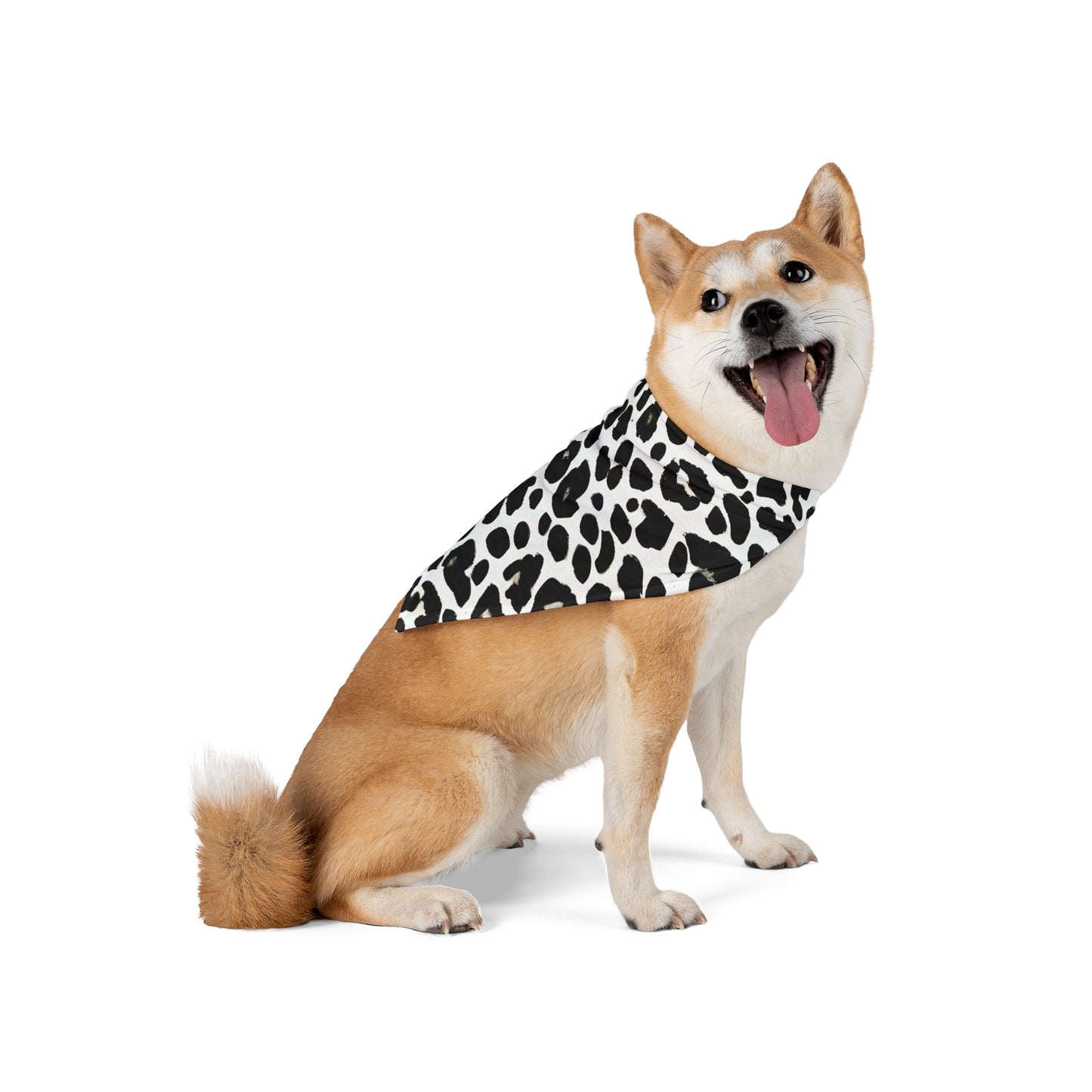 Trendy Pet Bandana - Stylish Leopard Print Accessory for Dogs & Cats