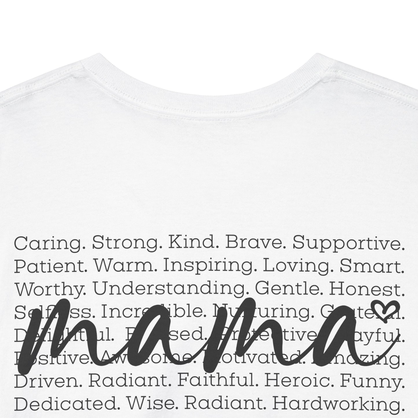 Mama Love Heavy Cotton Tee - Perfect Gift for Moms, Heartfelt Design, Established 2023 / Customisable