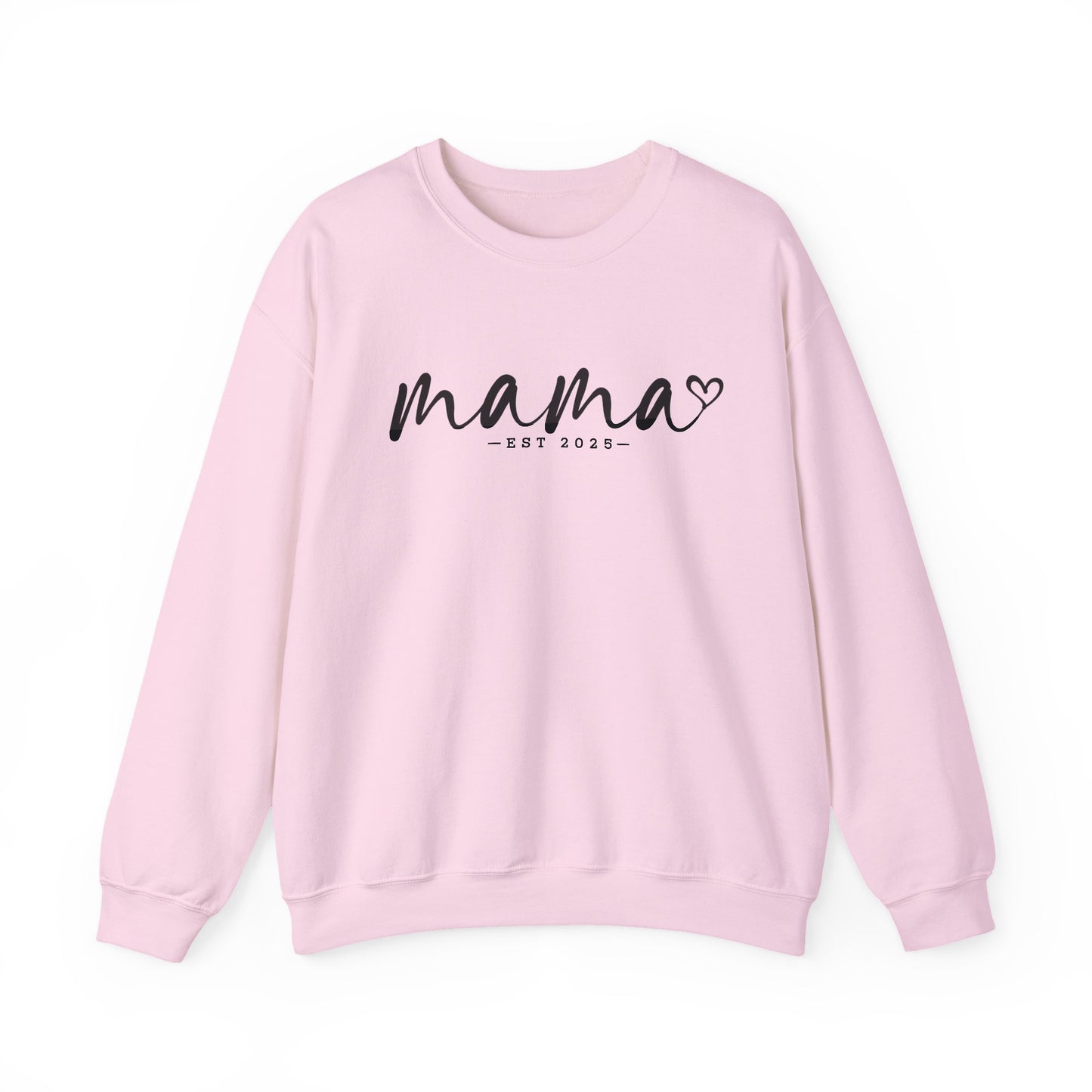 Mama Love Crewneck Sweatshirt - Heavy Blend, EST 2023, Perfect for Mother's Day and Everyday Comfort / Customisable