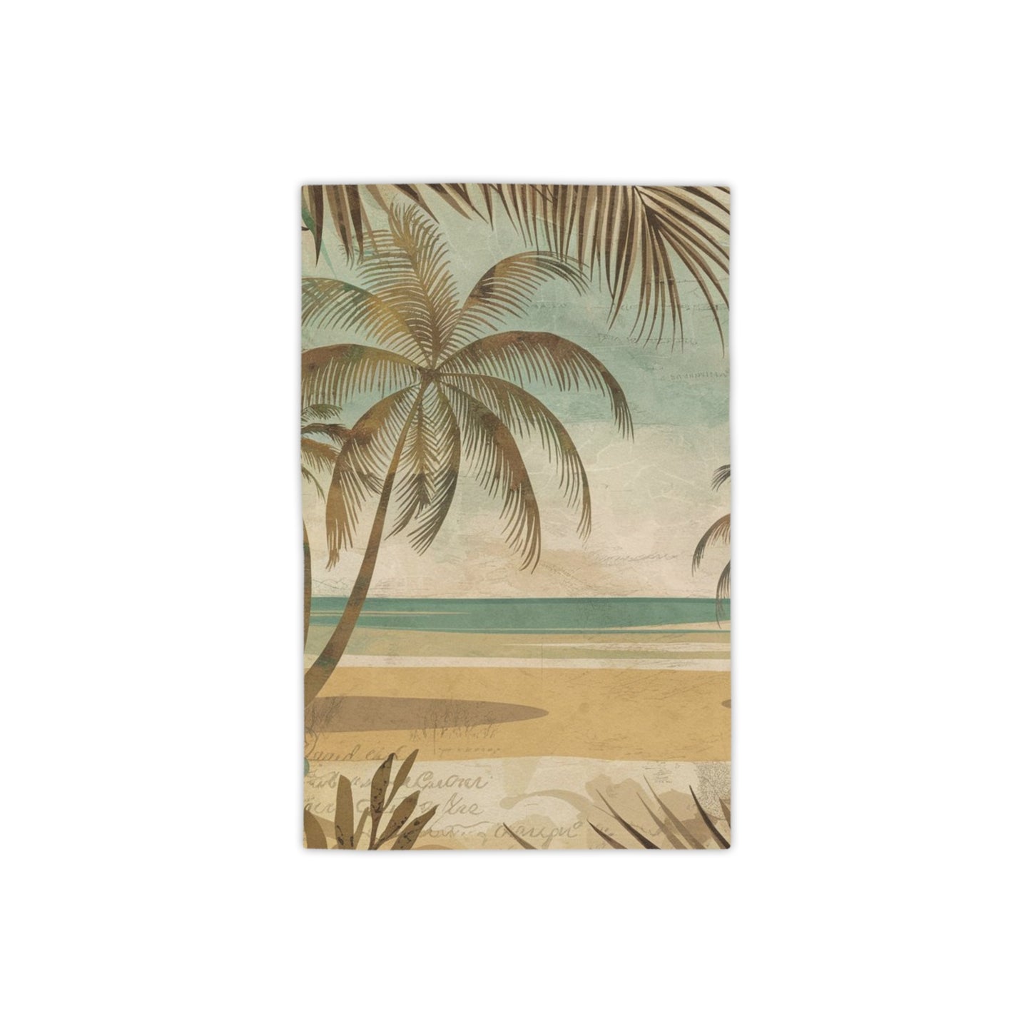 Tropical Oasis Beach  Vintage Towels - Perfect for Summer Vacations & Beach Days