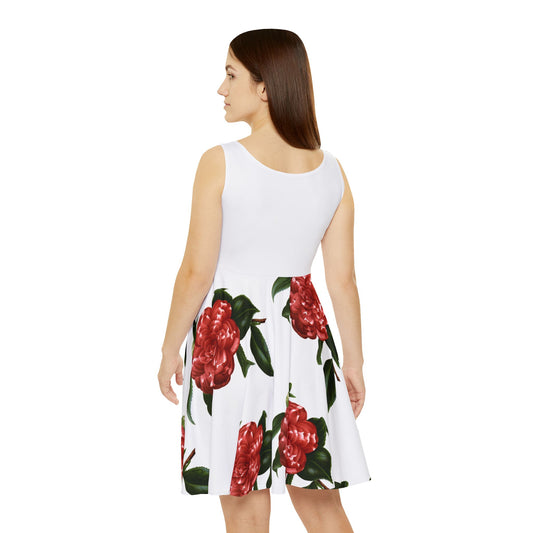 Floral Women's Skater Dress - Perfect for Summer Parties and Gatherings