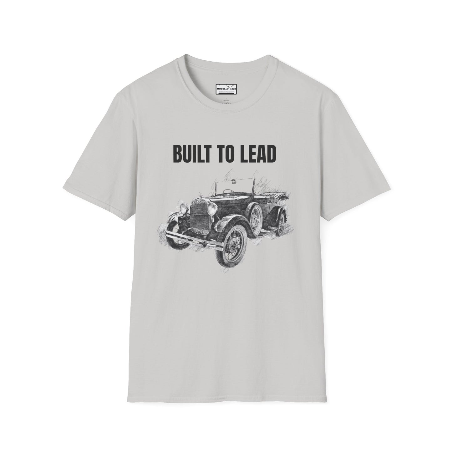 1928 Model A-Inspired Vintage Car Tee – Hand-Drawn Retro Shirt, Unisex Fit for Classic Auto Fans