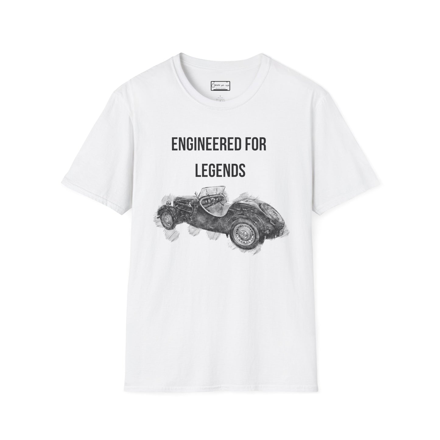 1936 German Roadster-Inspired Vintage Tee – Hand-Drawn Classic Car Shirt, Retro Auto Gift, Unisex Fit for Car Enthusiasts